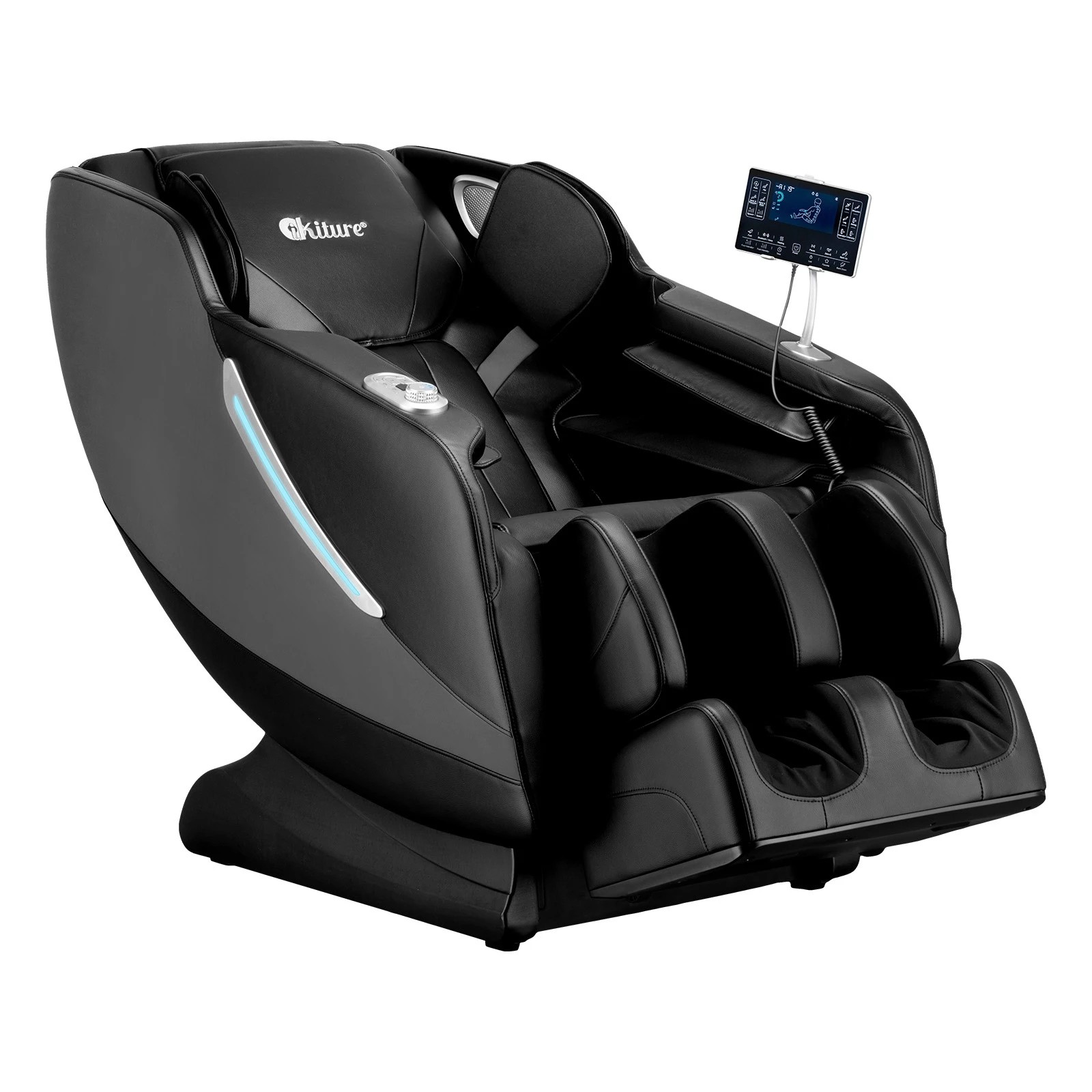 1 Oikiture Electric Massage Chair Full Body Zero Gravity Heating Massager - Black, 1 of 4