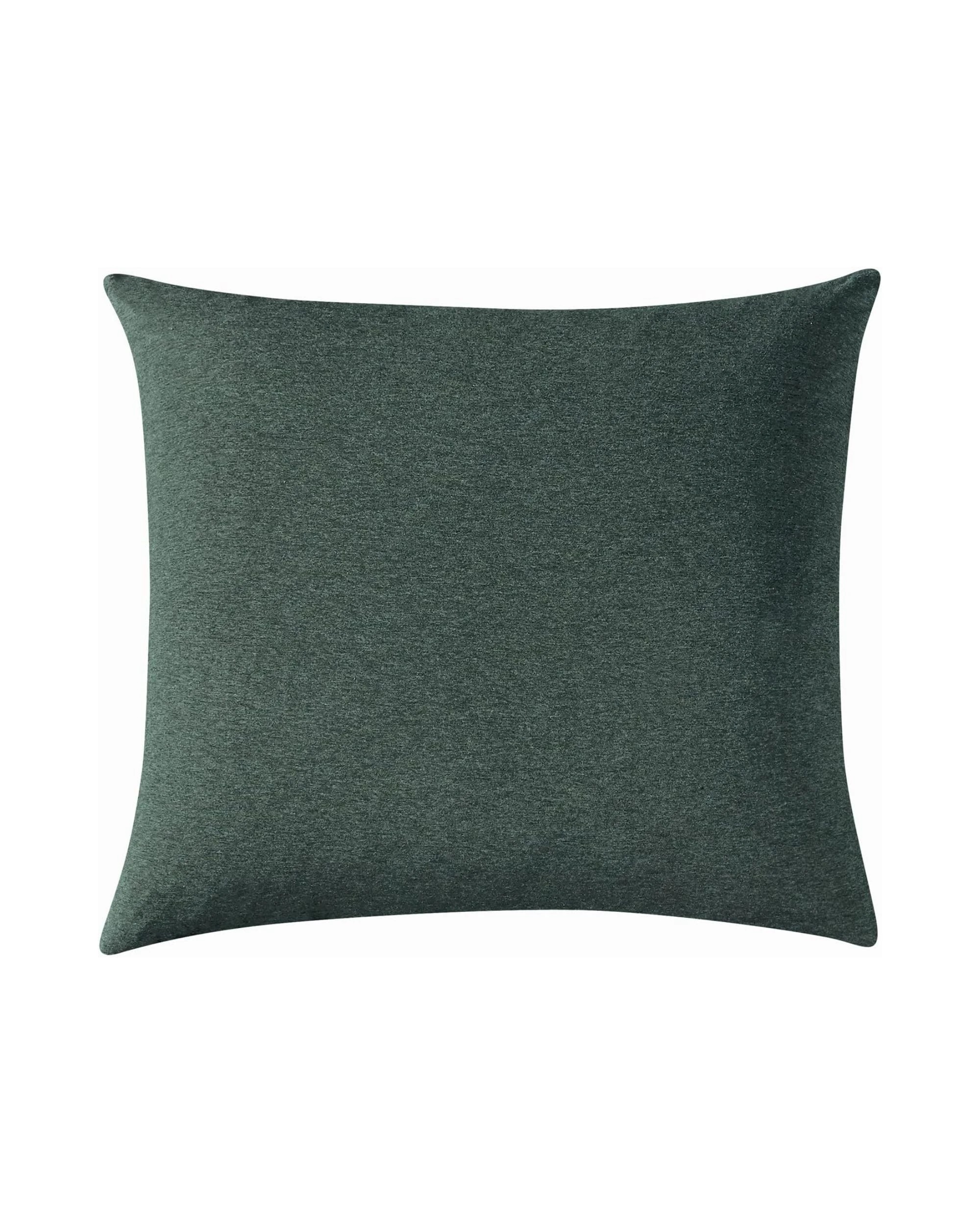1 Gioia Casa Jersey Cotton European Pillowcase Soft Breathable Stretchy - Green, 1 of 1