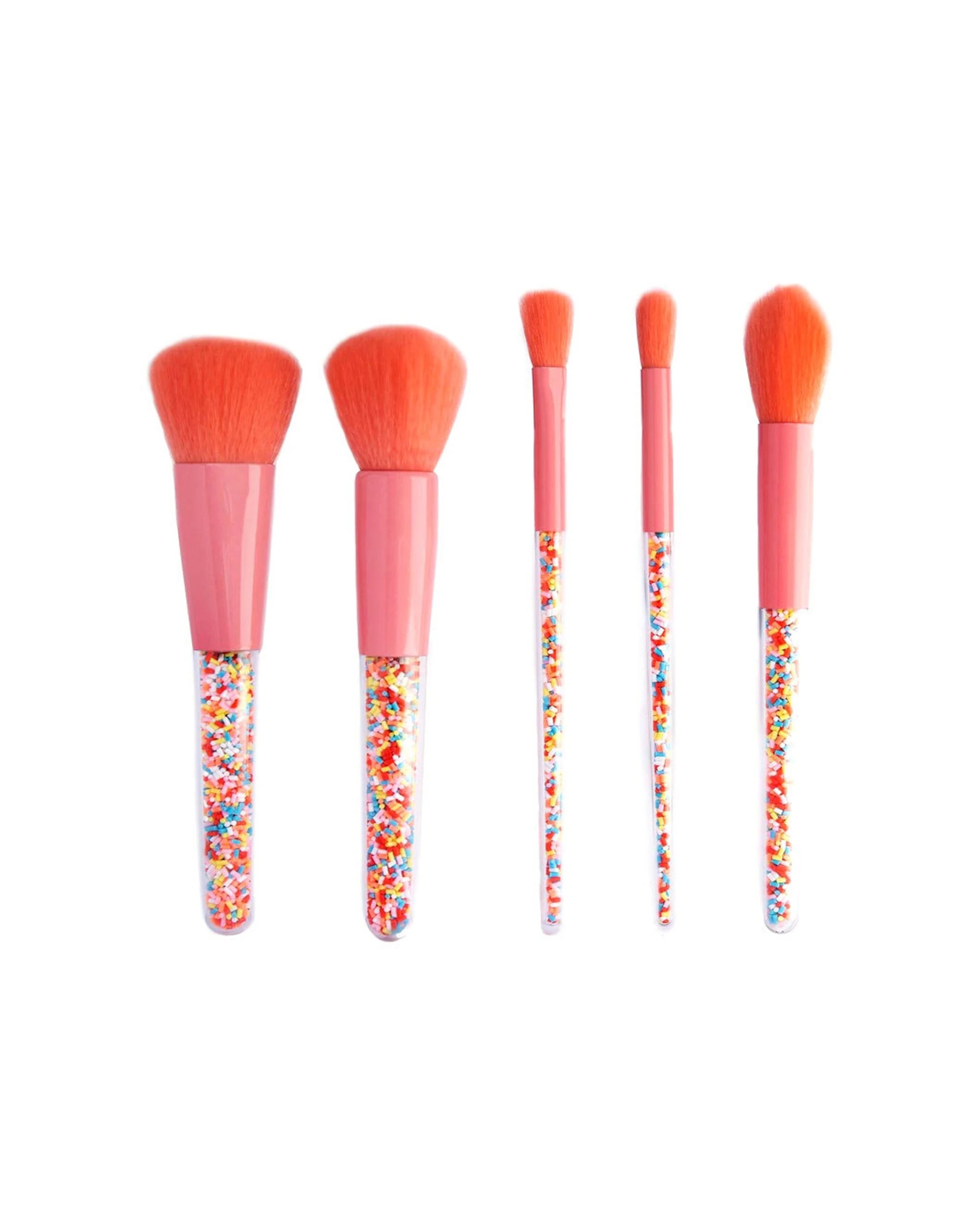 1 OH FLOSSY 5pc Sprinkle Makeup Brush Set Hypo Allergenic Vegan Brushes - Multi, 1 of 8