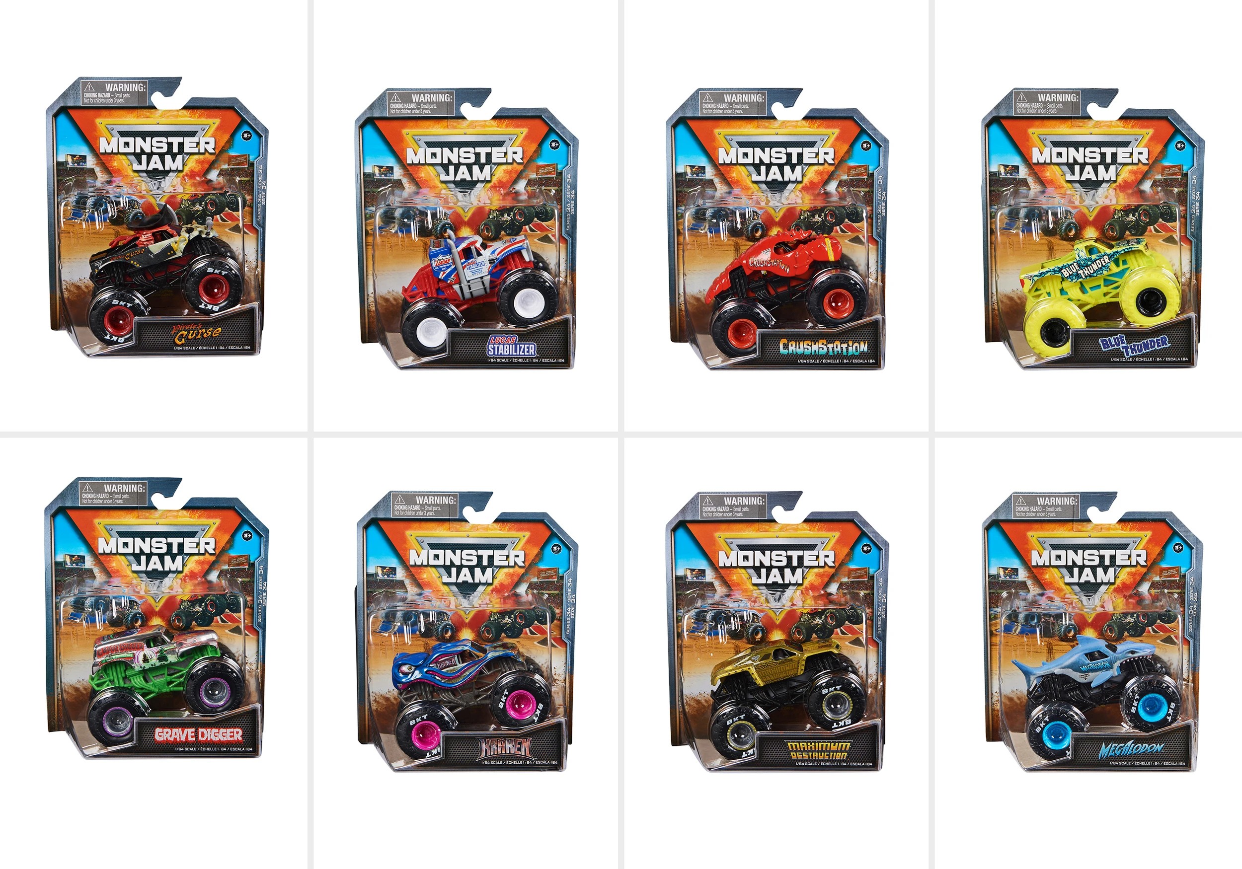 Monster Jam 1:64 Die Cast Truck - Assorted - Kmart