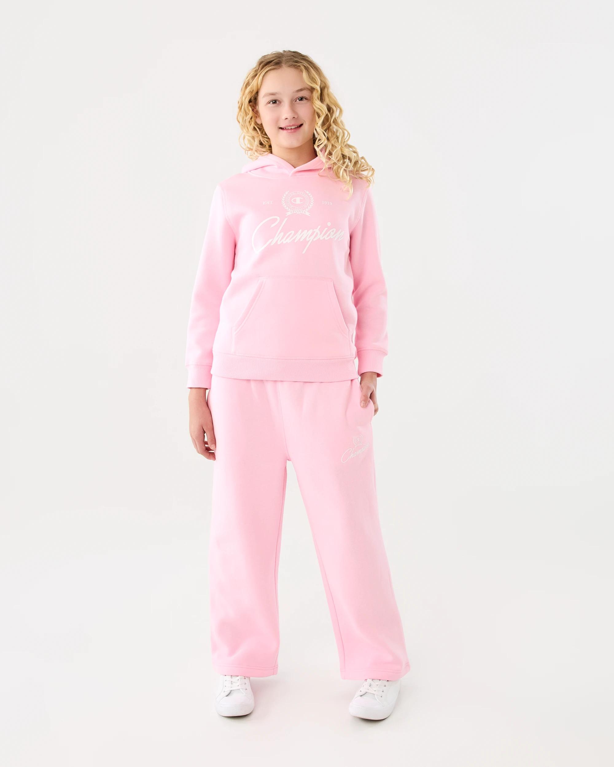 7 Champion Kids Hoodie Rose Pink, 7 of 8