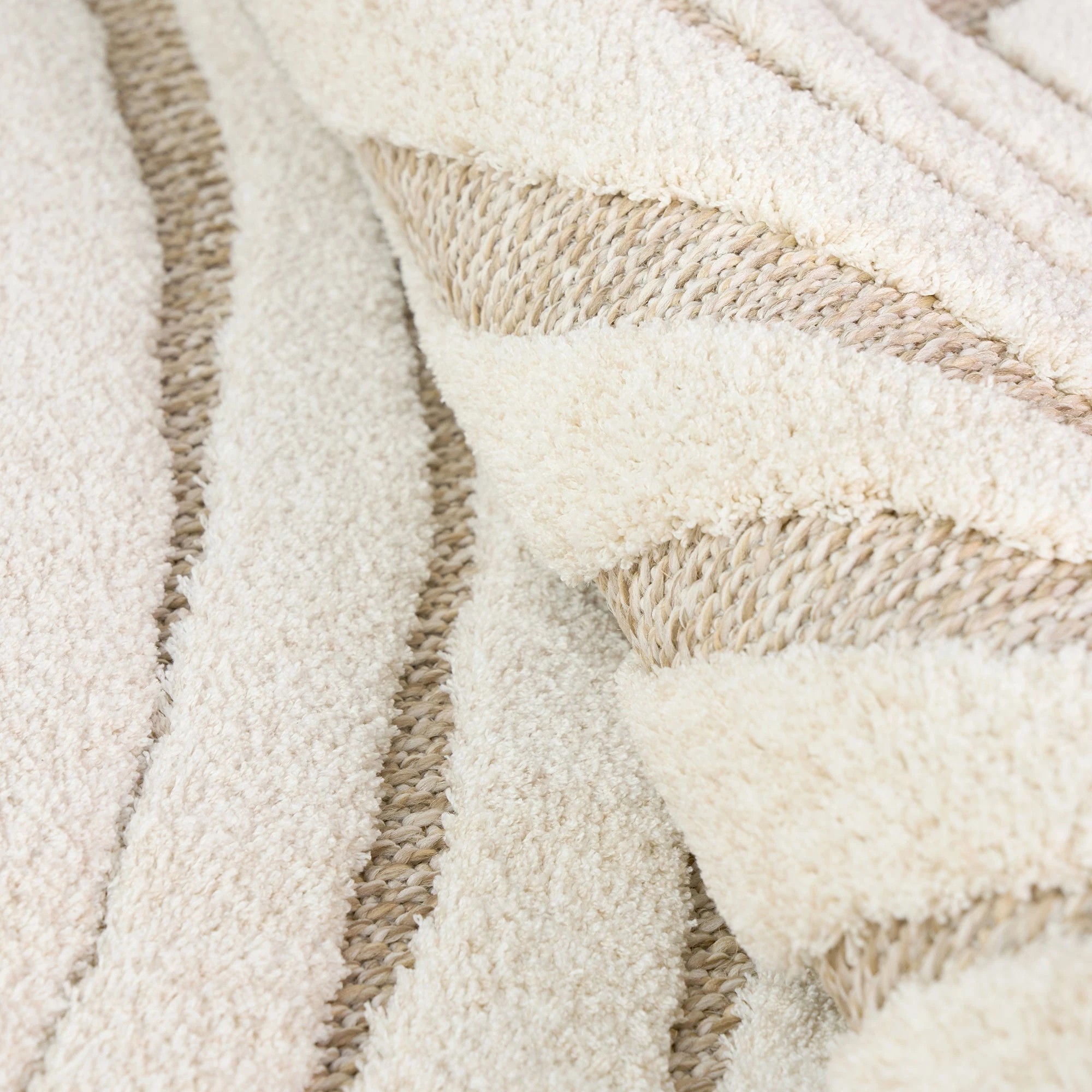 7 Common Ground Rugs Belmonte Tani 230x160cm - Medium Floor Rug - White, 7 of 8