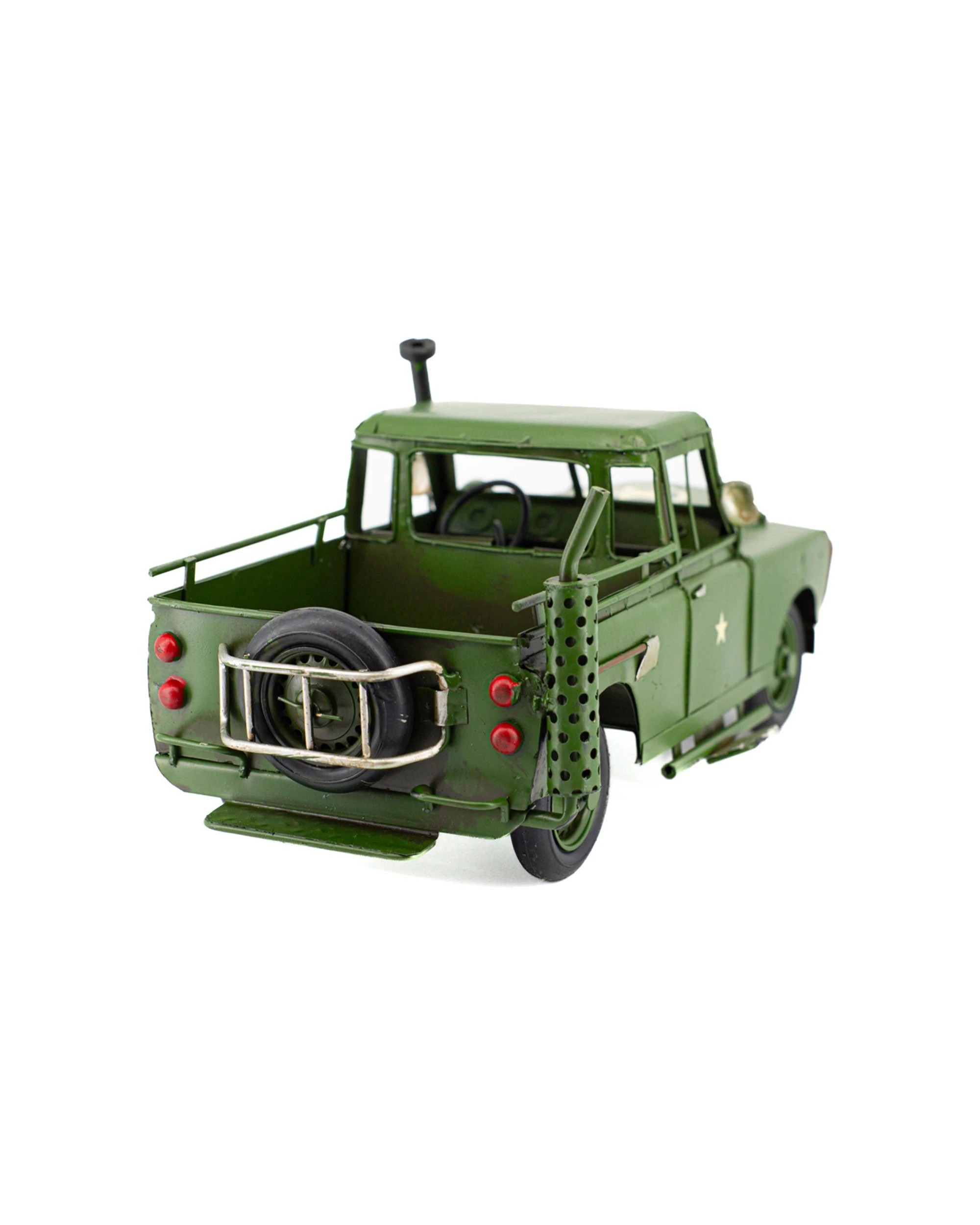 5 BOYLE Army Rover Metal Display Ornament Home Decor 30cm Handmade - Green, 5 of 6