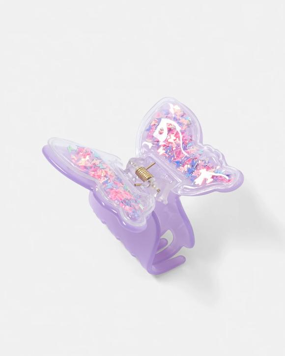 Purple Large Butterfly Claw Hair Clip