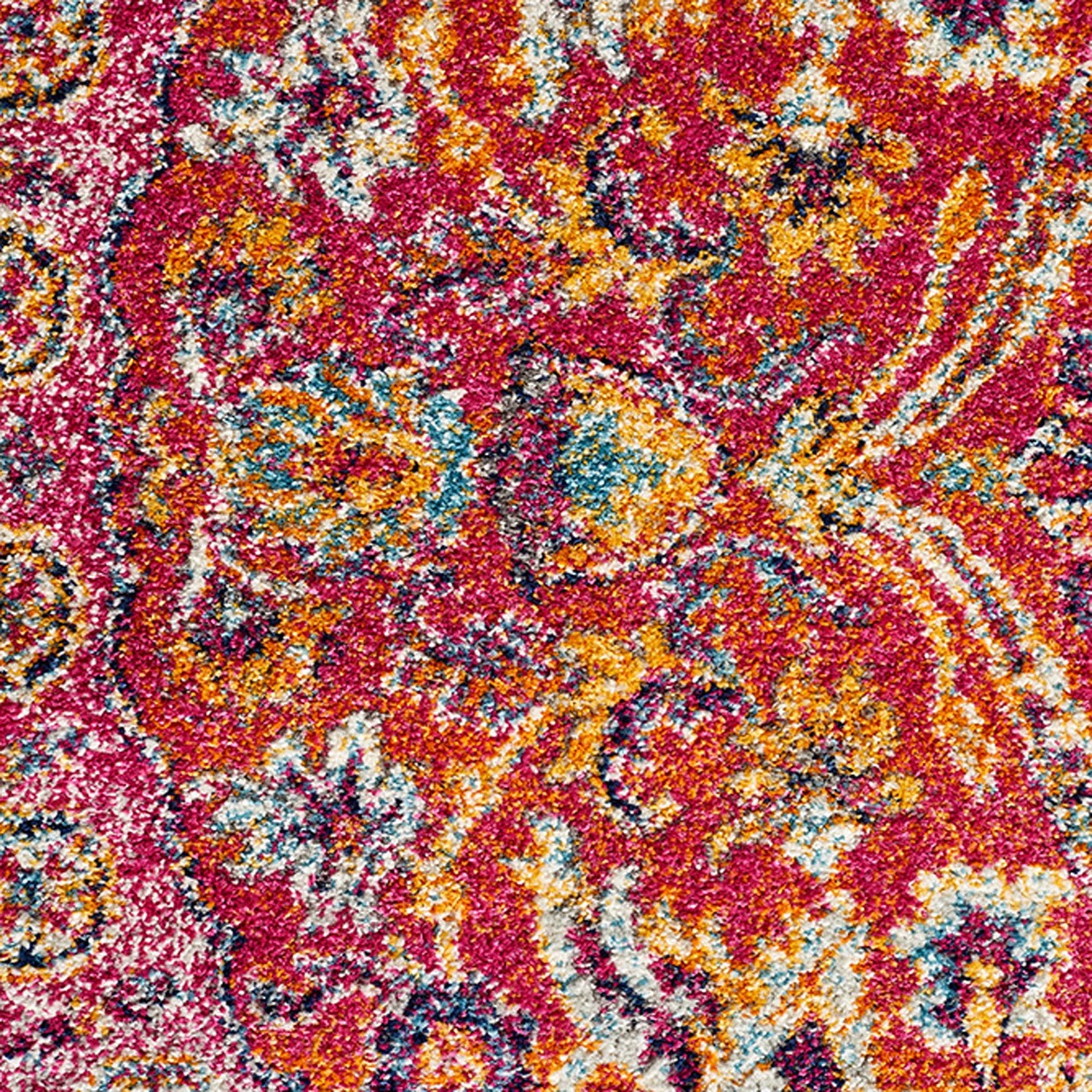 3 Common Ground Rugs Gallery 867 200x200cm Round - Medium Pet Friendly Rug - Multi, 3 of 4