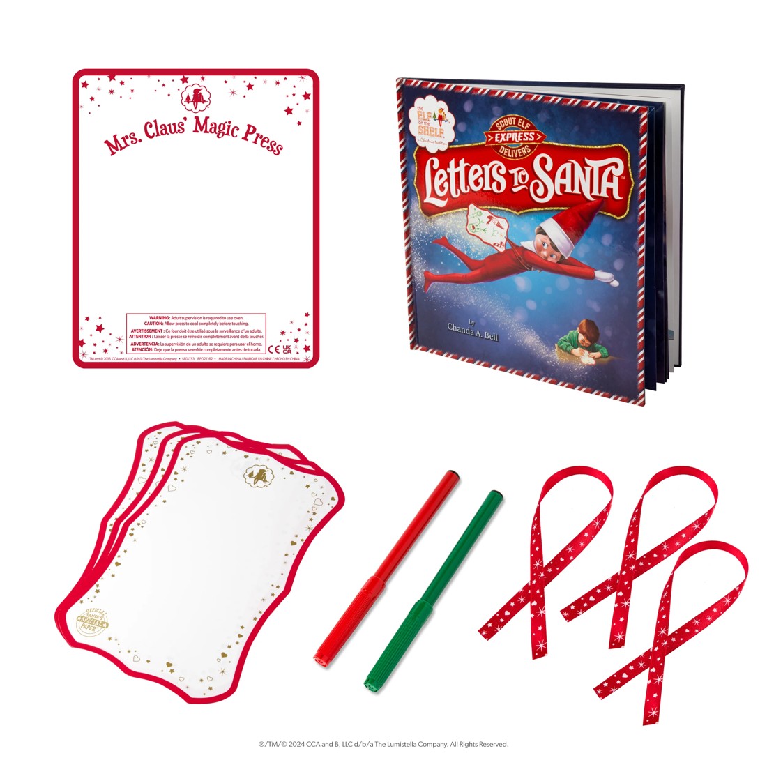 2 Santaverse The Elf on the Shelf: Scout Elf Express Delivers Letters to Santa - Book, 2 of 3