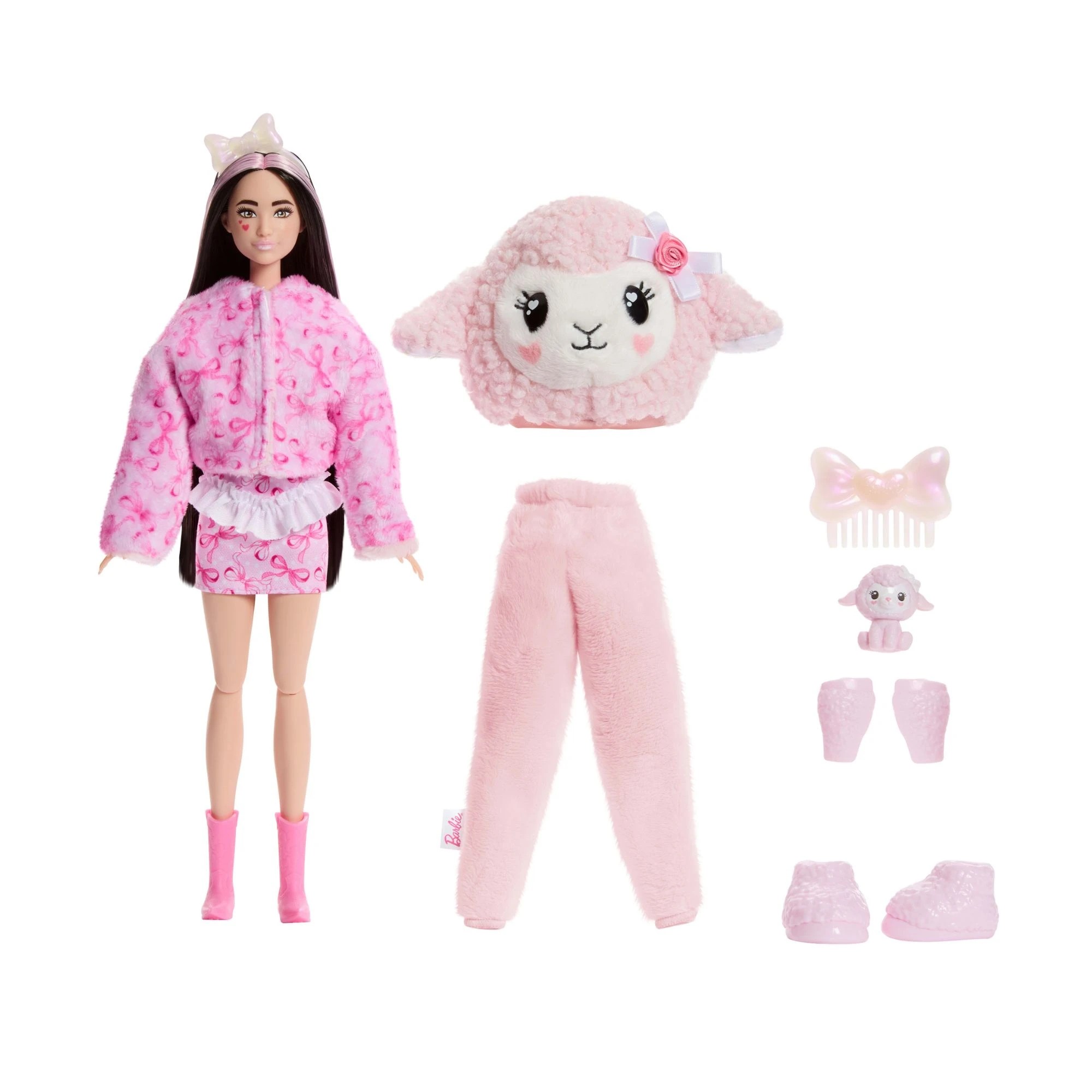 3 Barbie Cutie Reveal Cuddly Series Doll & Accessories - Assorted, 3 of 6
