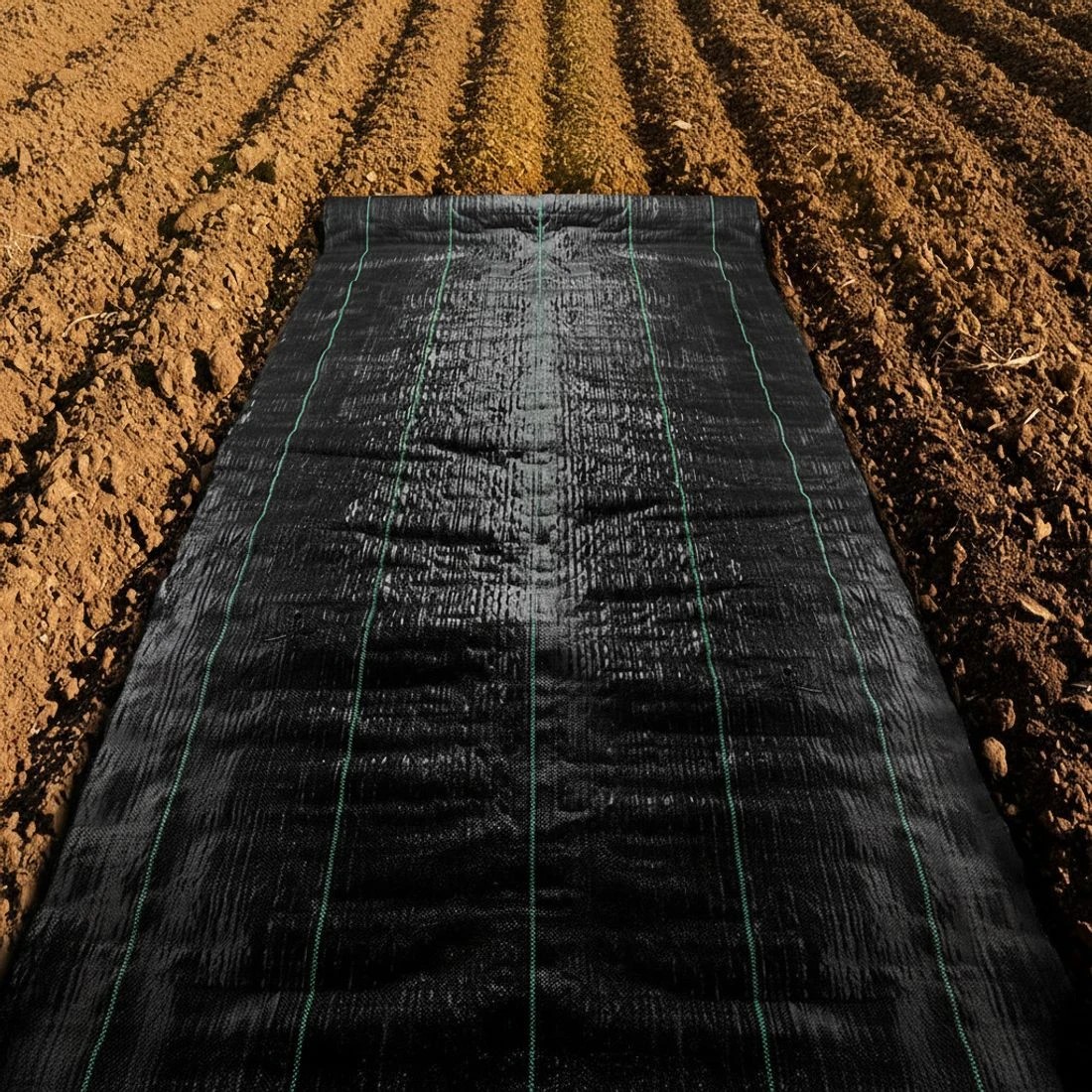 4 Instahut 3.66x50m Weed Mat Weedmat Control Plant - Black, 4 of 7