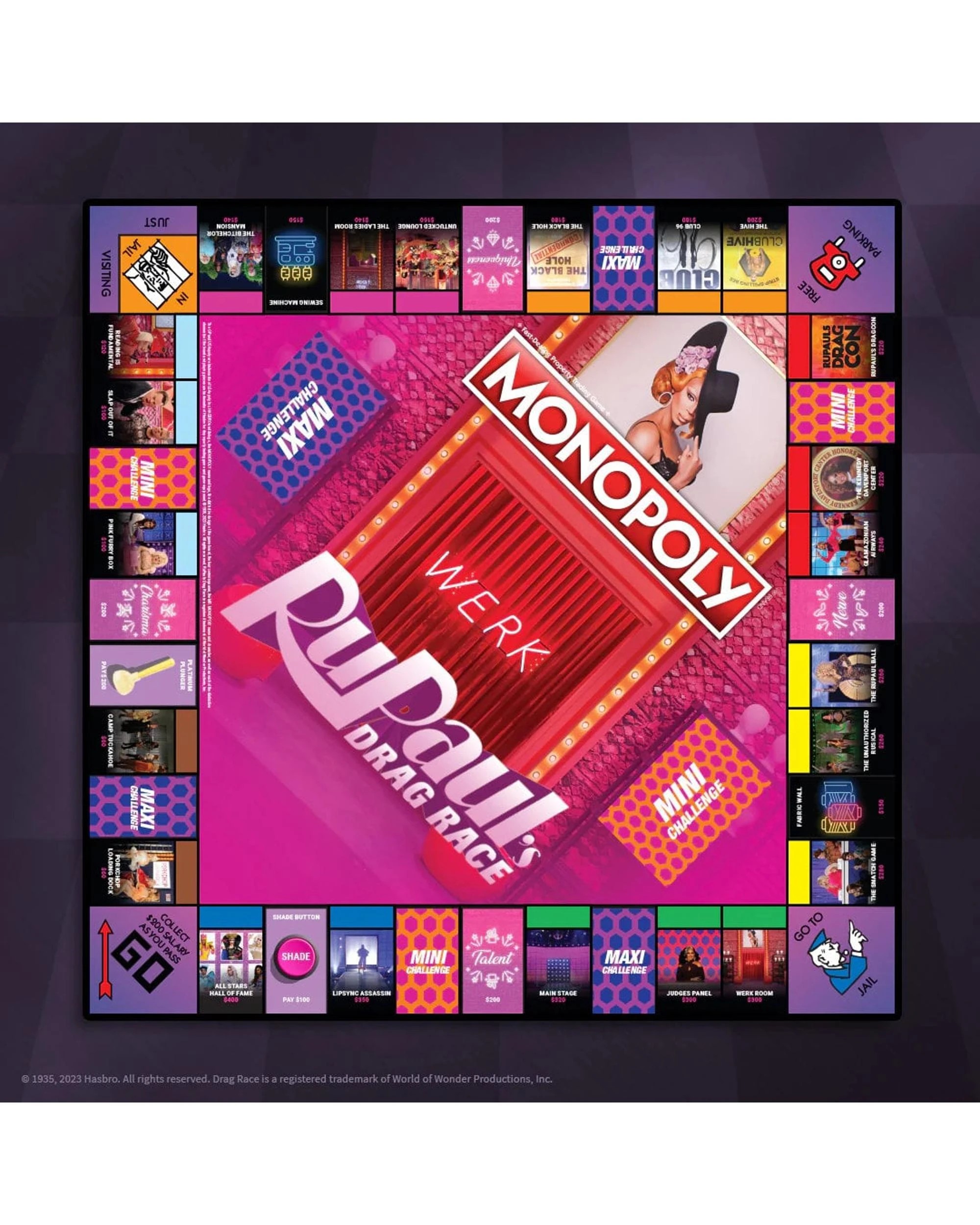 6 Winning Moves Monopoly RuPauls Drag Race Board Game, 6 of 8