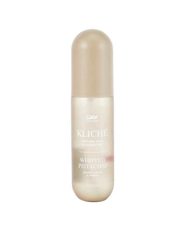 OXX Fragrance Kliche Whipped Pistachio Hair and Body Perfume Mist 100ml - Cream, Almond and Van