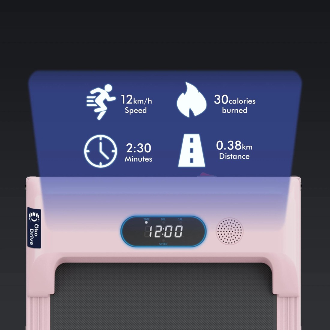 5 Black Lord Treadmill Electric Walking Pad Home Office Gym Fitness Remote Control - Pink, 5 of 9