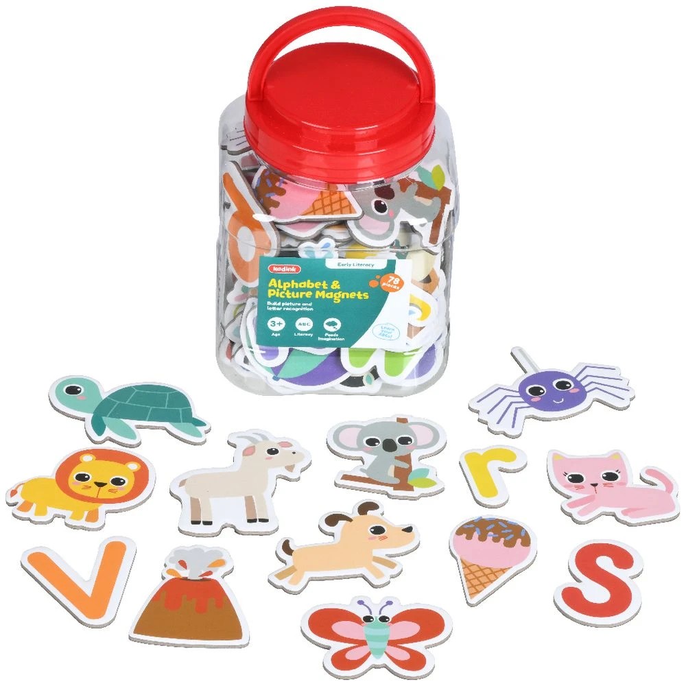 3 Kadink Alphabet & Picture Magnet Jar 78 Pack, 3 of 4