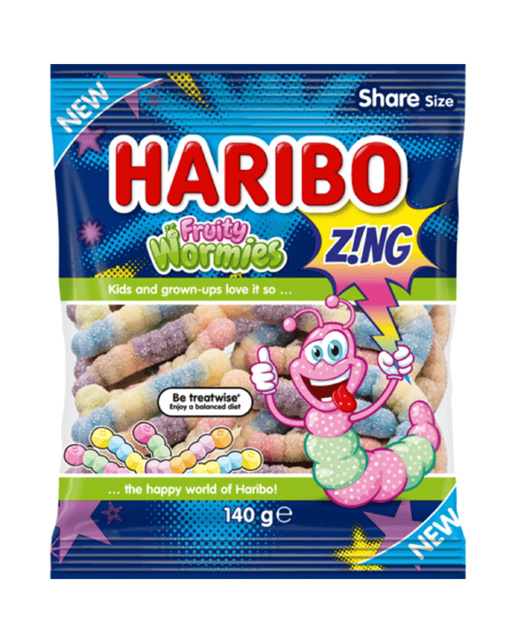 Haribo Fruity Wormies 140g