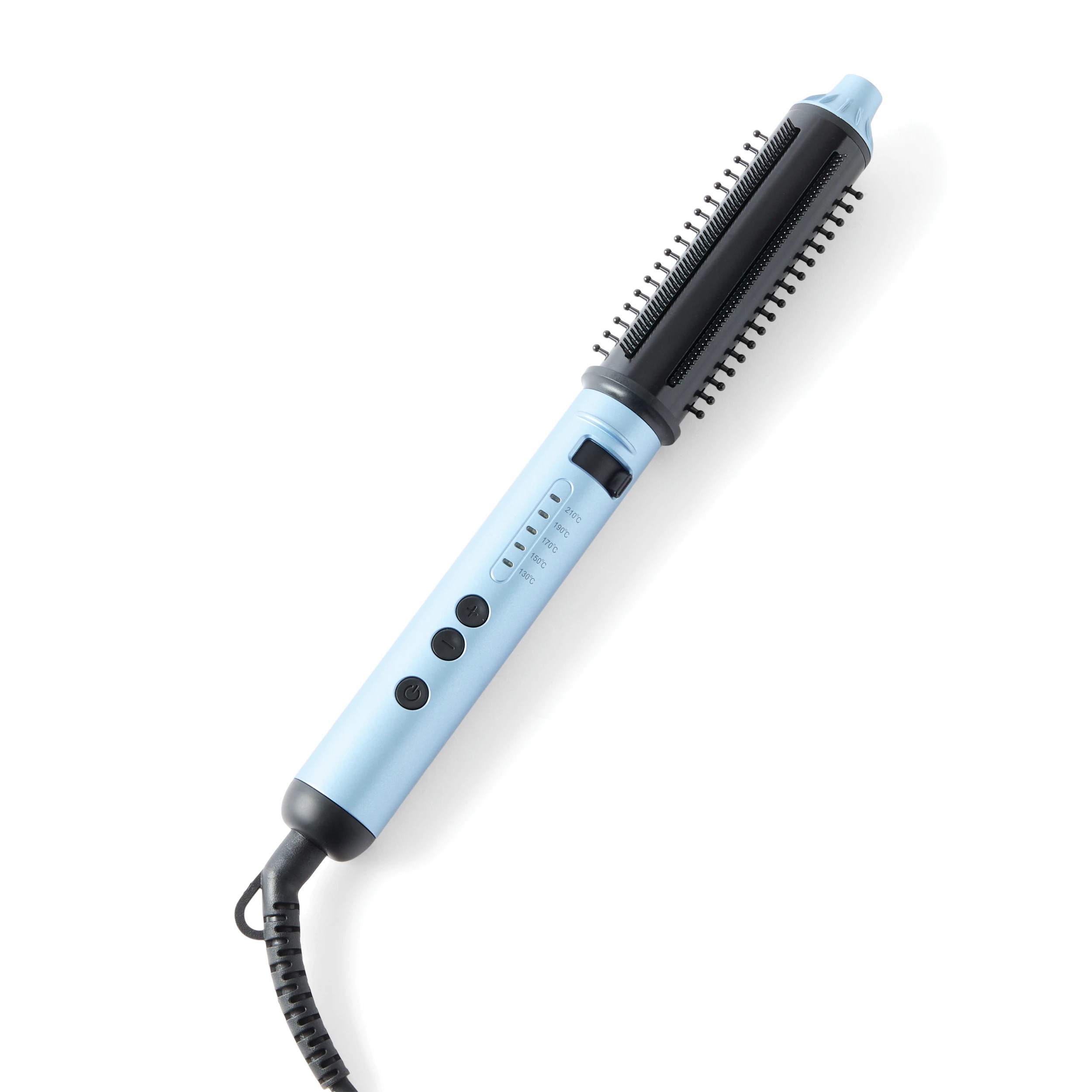 2 Retractable Curling Brush - Blue, 2 of 9