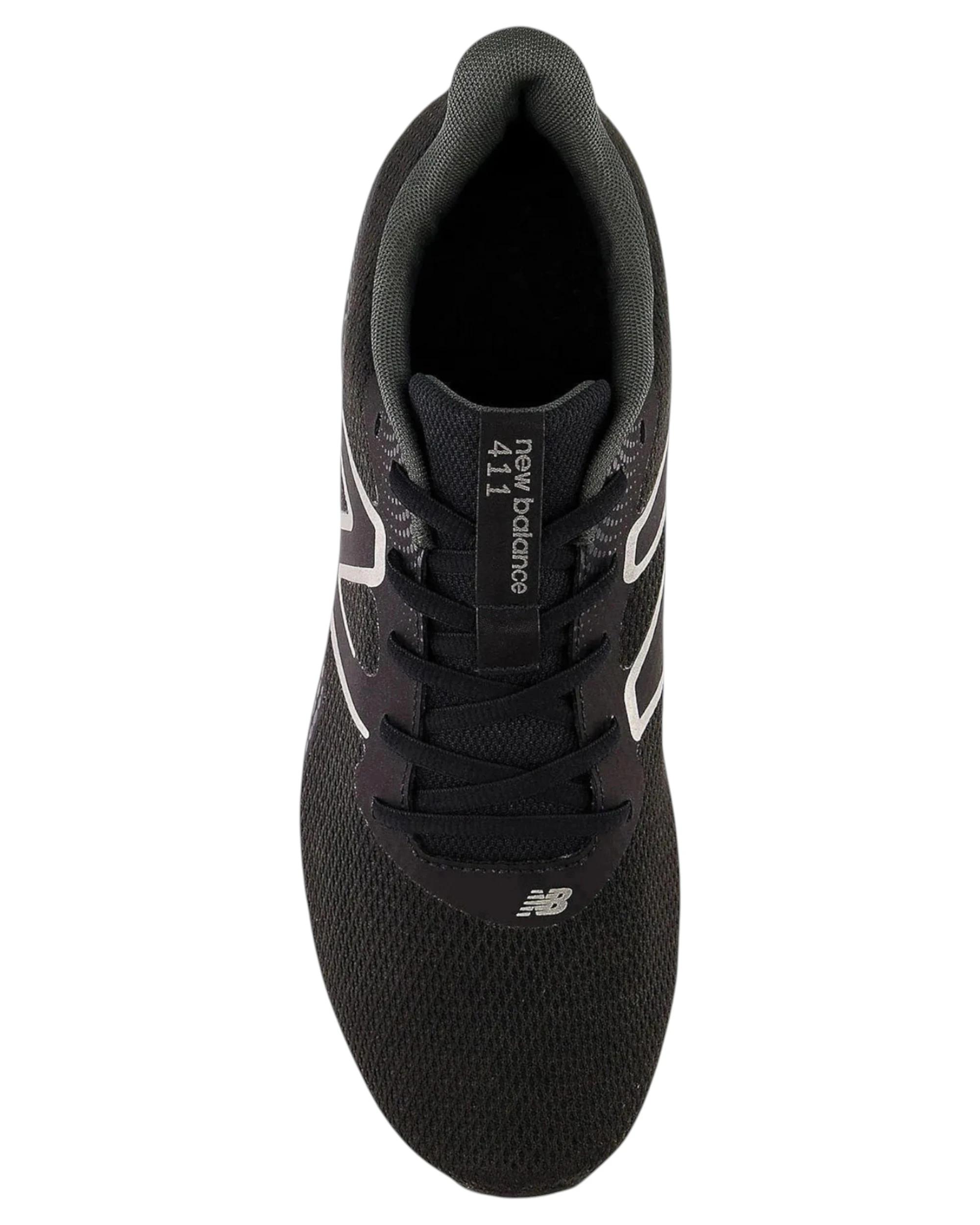5 New Balance Mens 411 Athletic Shoes BLACK, 5 of 5