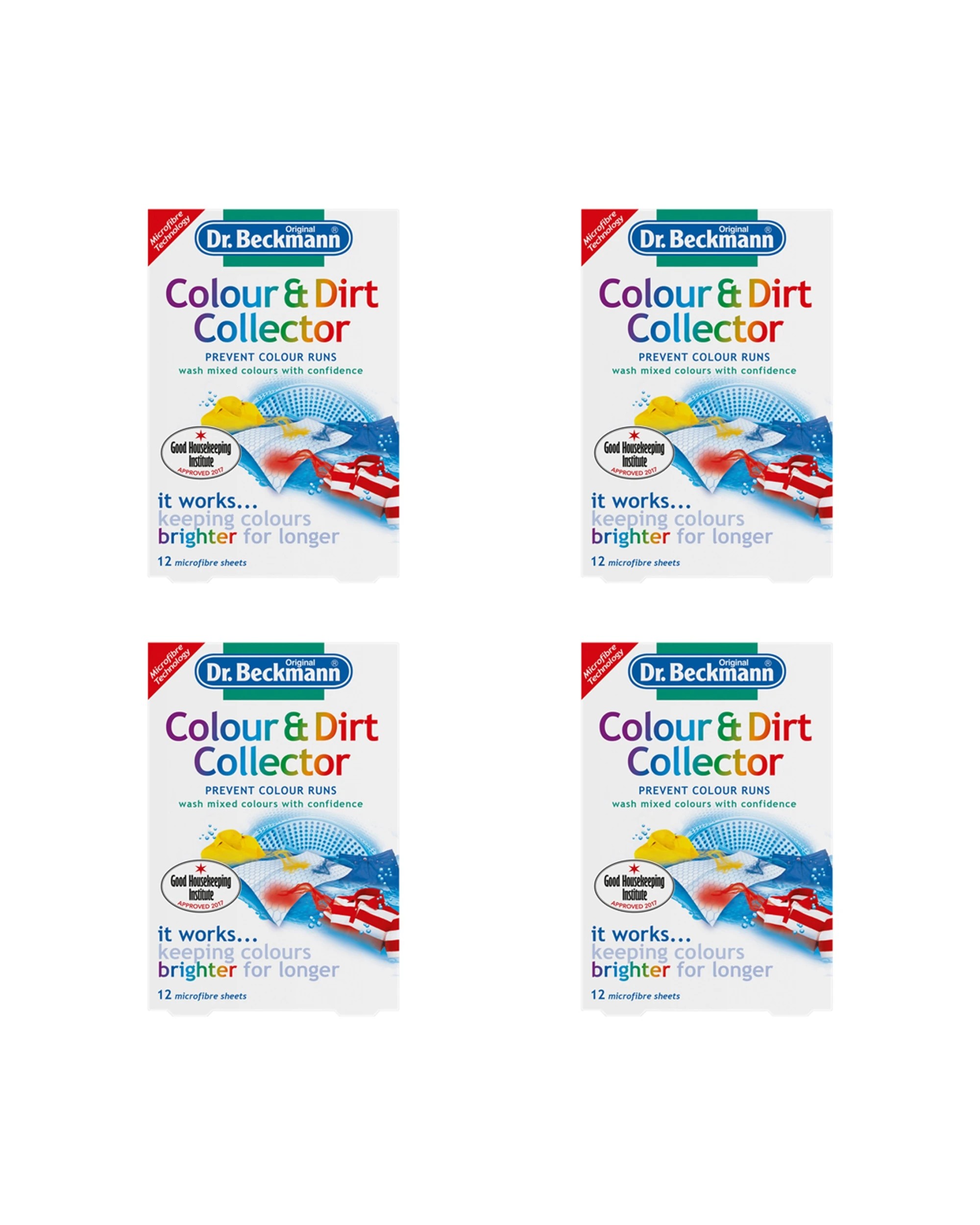 1 Dr Beckmann Colour Dirt Collector Laundry Detergent 4 Pack - Multi, 1 of 1