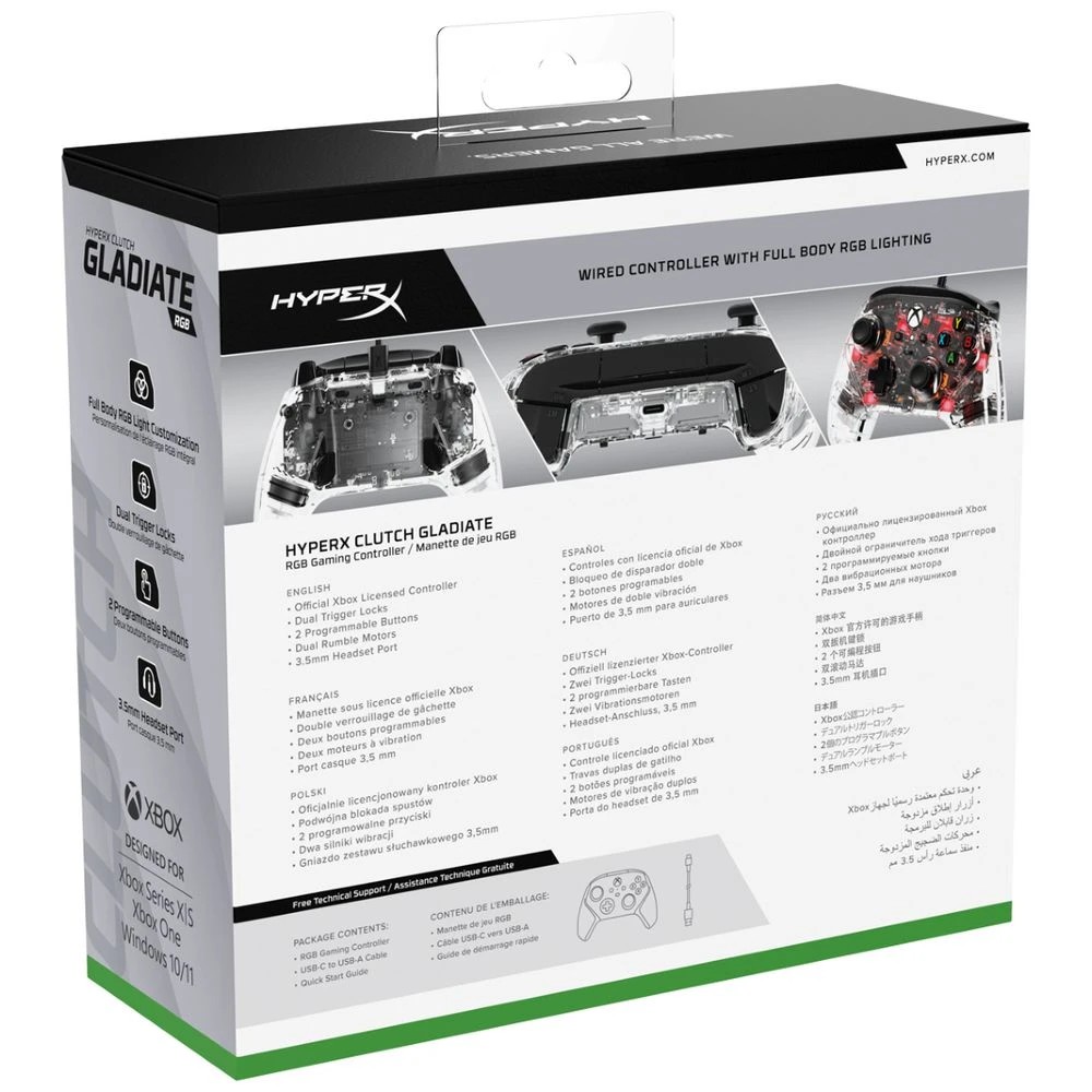 9 HyperX Clutch Gladiate RGB Controller Xbox/PC, 9 of 9