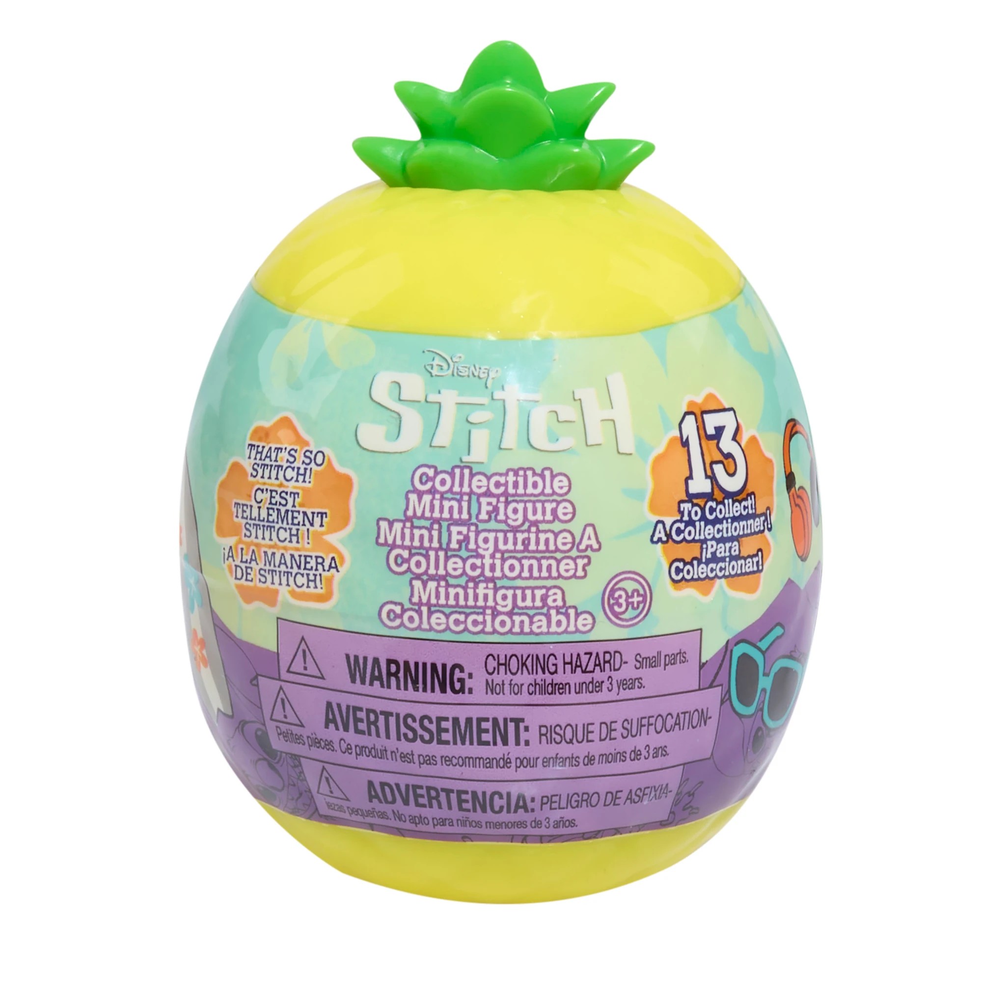 1 Disney Stitch Blind Mini Figure Capsule — Assorted (6.35 Cm)
 - Yellow, 1 of 7