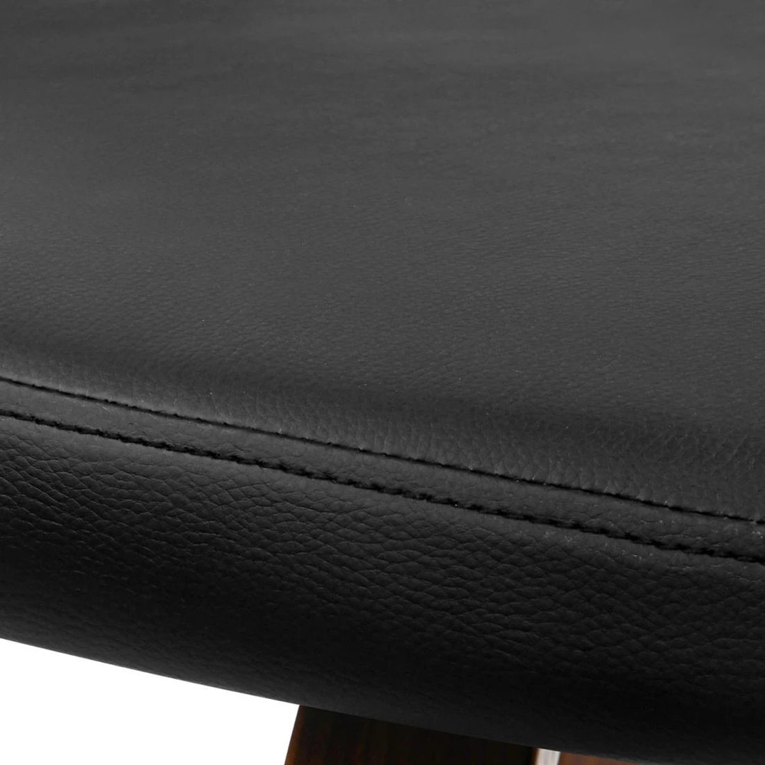 7 Artiss 2x Bar Stools Swivel Seat Curving Backrest - Black, 7 of 7