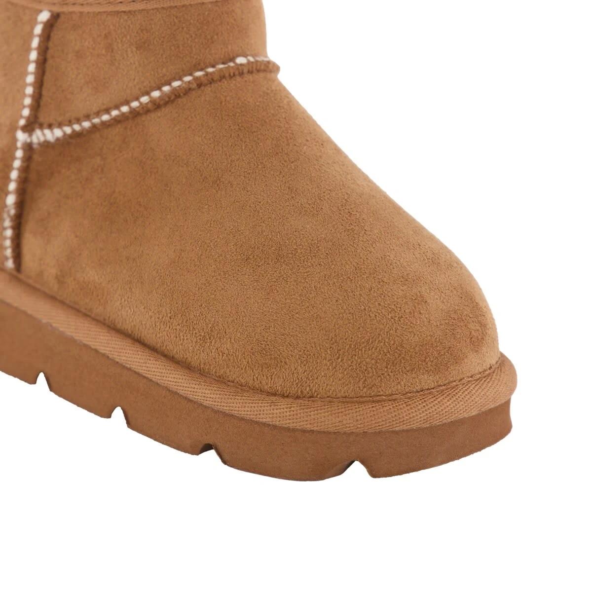 5 Junior Slipper Boots Chestnut, 5 of 5