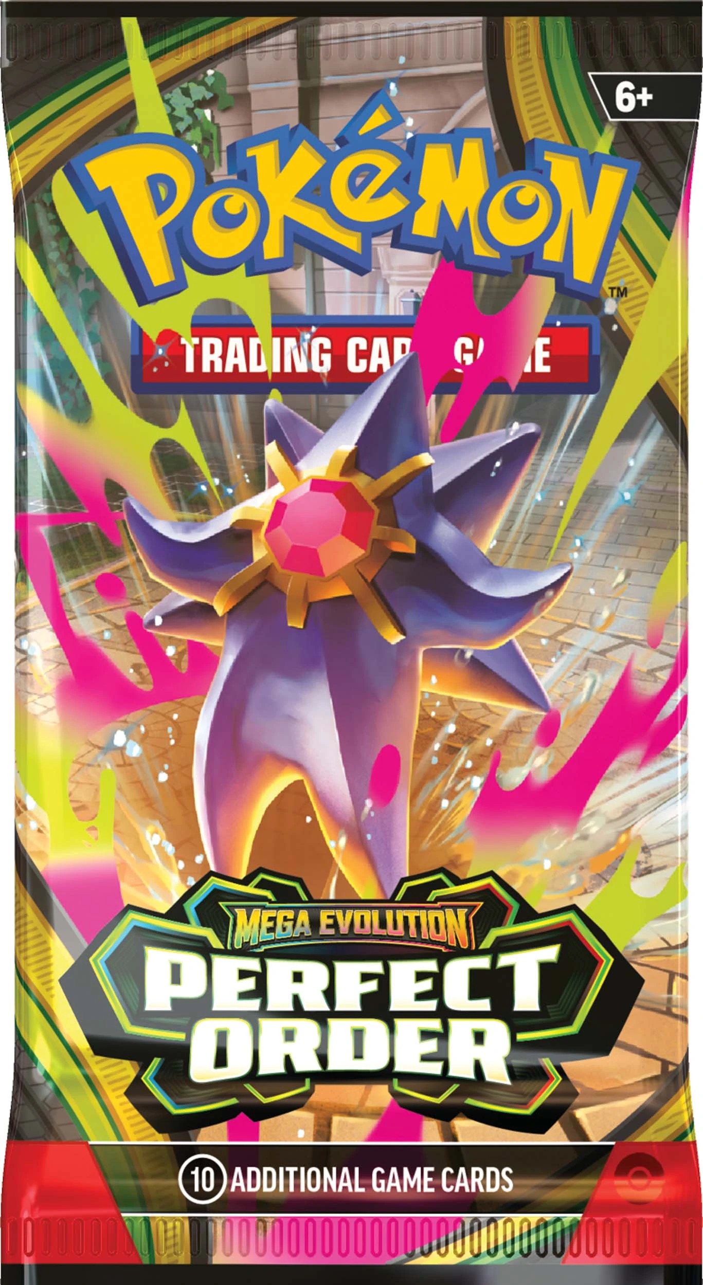5 Pokemon Trading Card Game: Mega Evolution - Perfect Order Booster Display - Assorted, 5 of 9