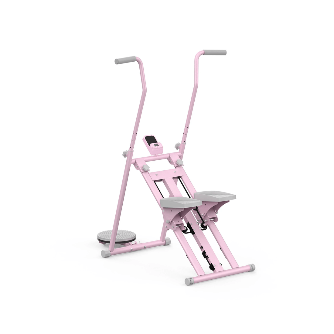 1 Advwin Vertical Climber Exercise Machine Adjustable Stair Stepper Pink&Purple, 1 of 6