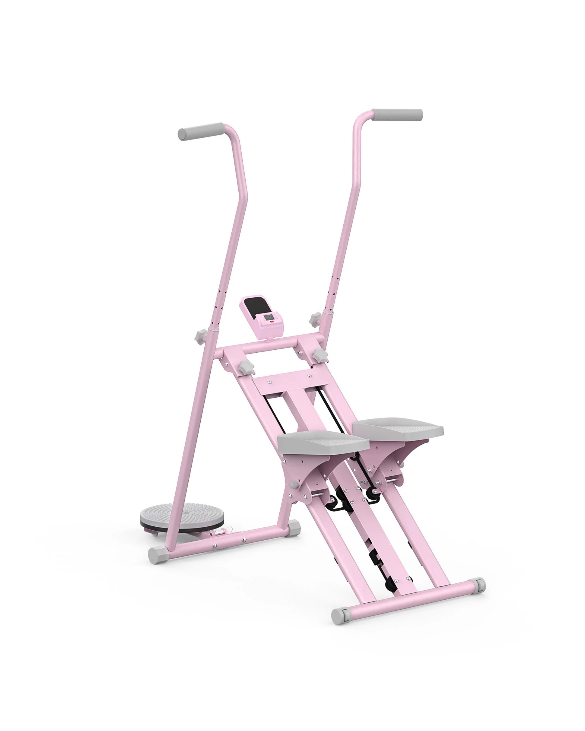 1 Advwin Vertical Climber Exercise Machine Adjustable Stair Stepper Pink&Purple, 1 of 6