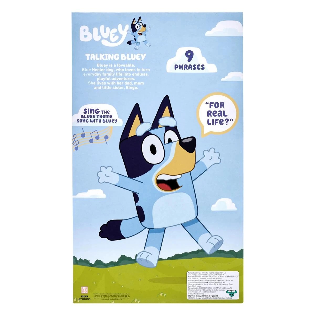 9 Bluey's Talking Bluey Plush Toy, 9 of 9