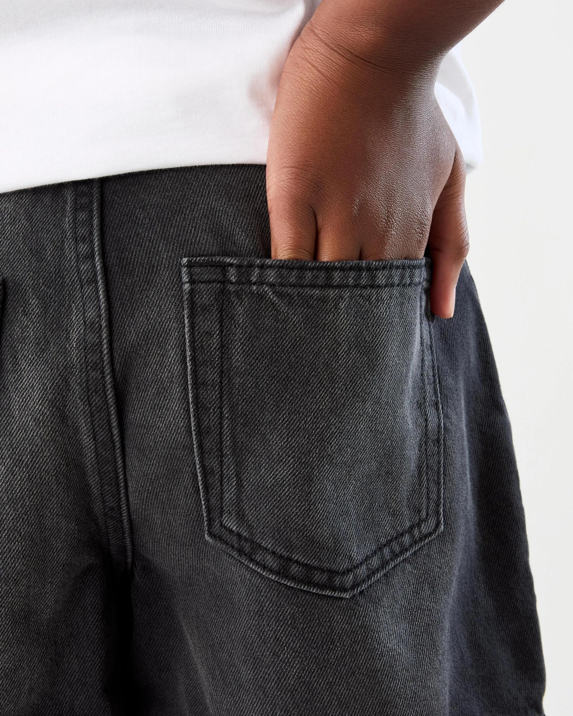 7 Denim Skort Blk Wash, 7 of 9