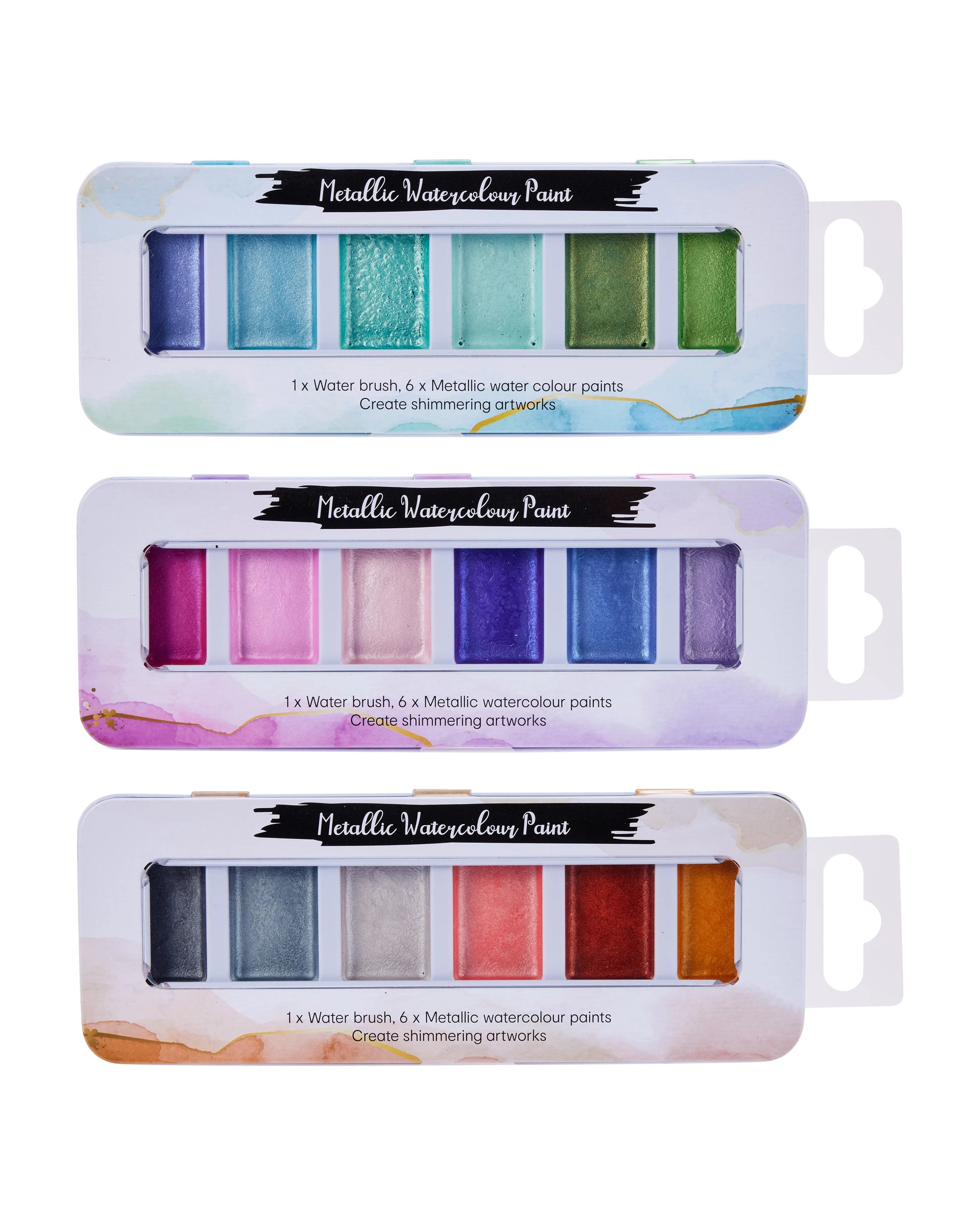 1 Metallic Watercolour Paint - Assorted, 1 of 7