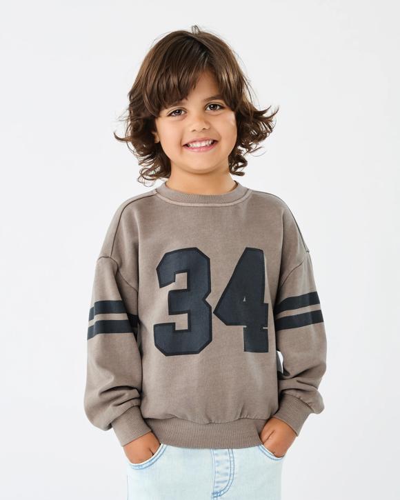 Oversized Crew Neck Sweatshirt