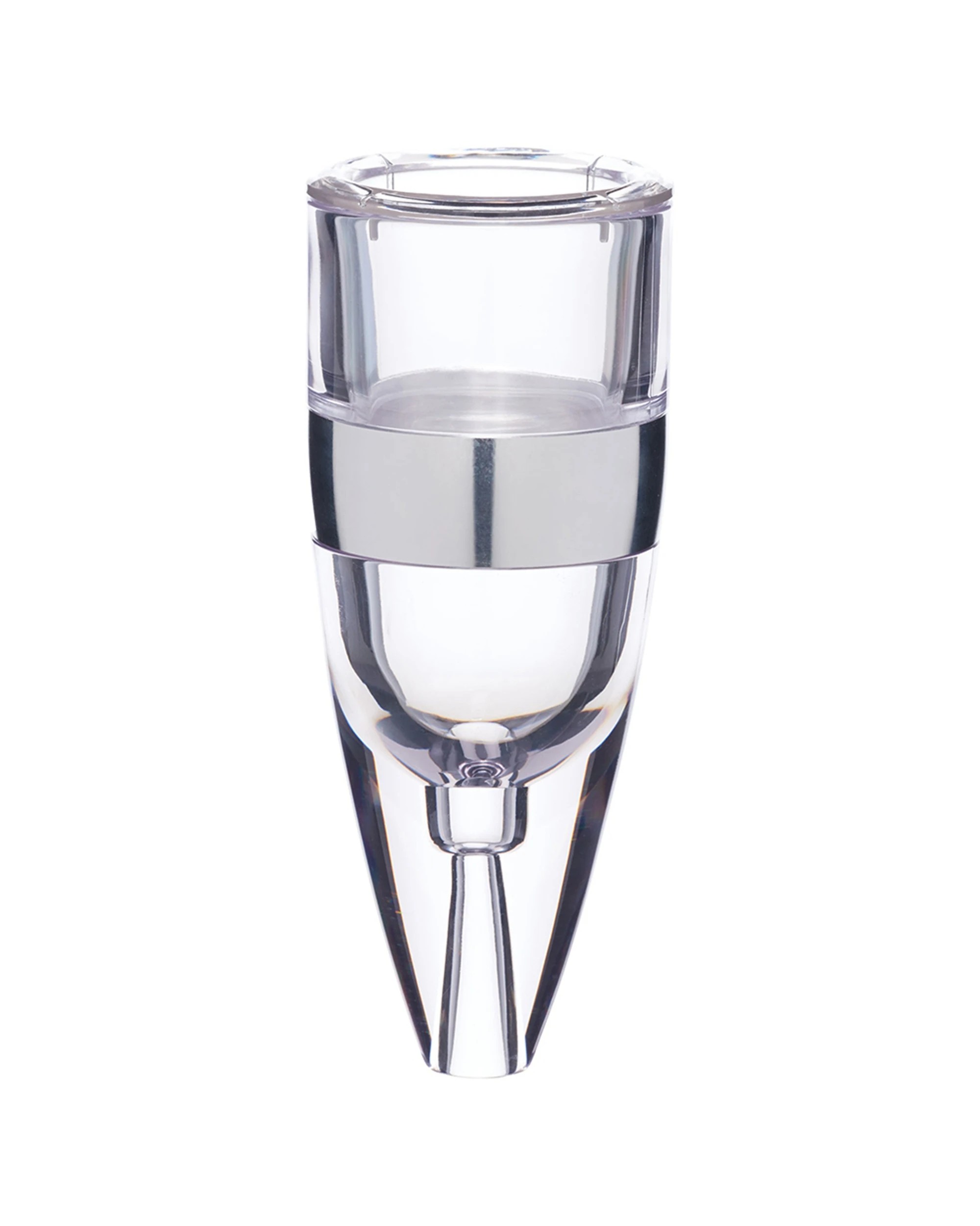 1 BarCraft Plastic Wine Aerator Instant Aeration Dishwasher Safe - Clear, 1 of 2