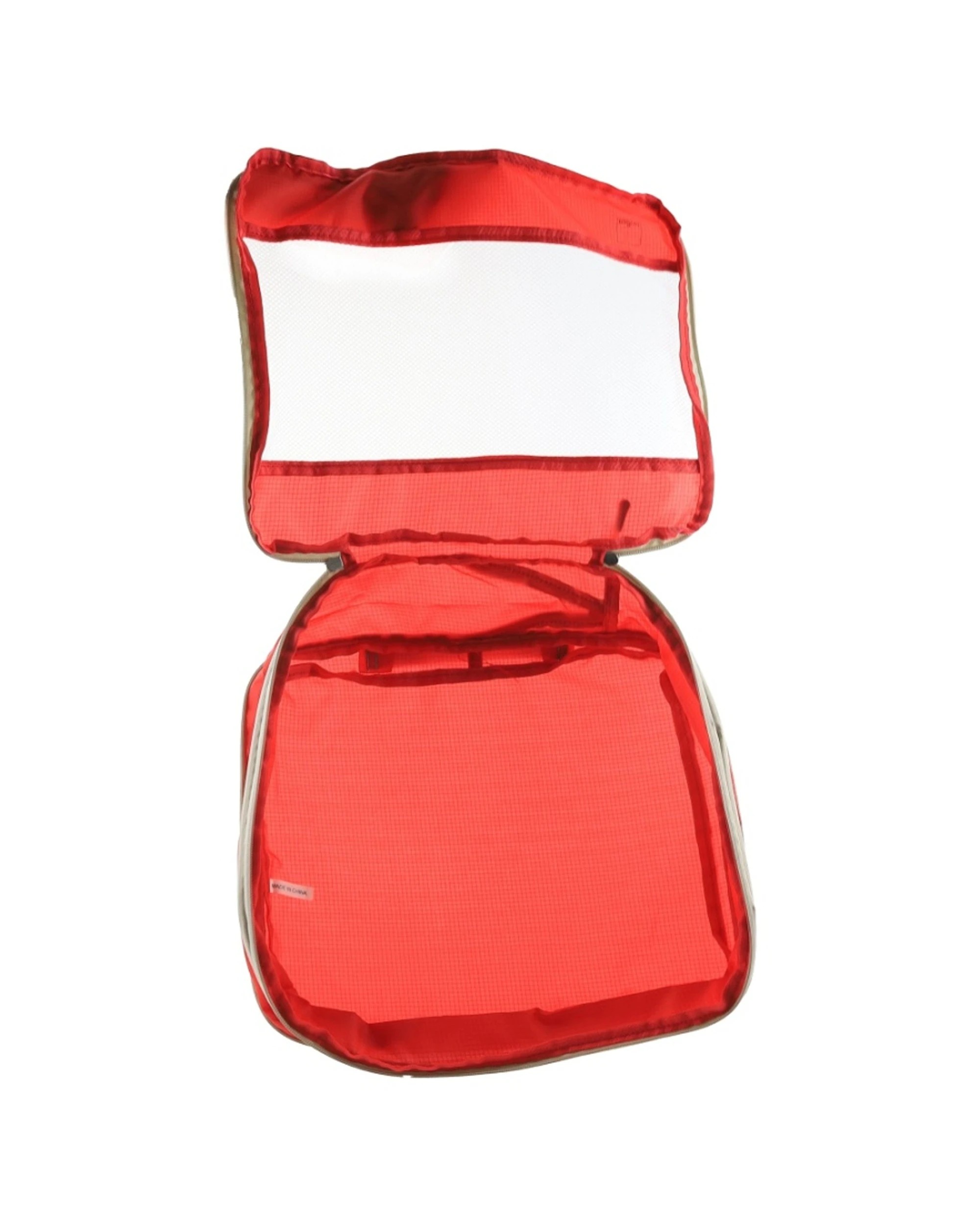 4 Milleni Travel 3pc Compact Water Resistant Organizer/Cube - Red, 4 of 5