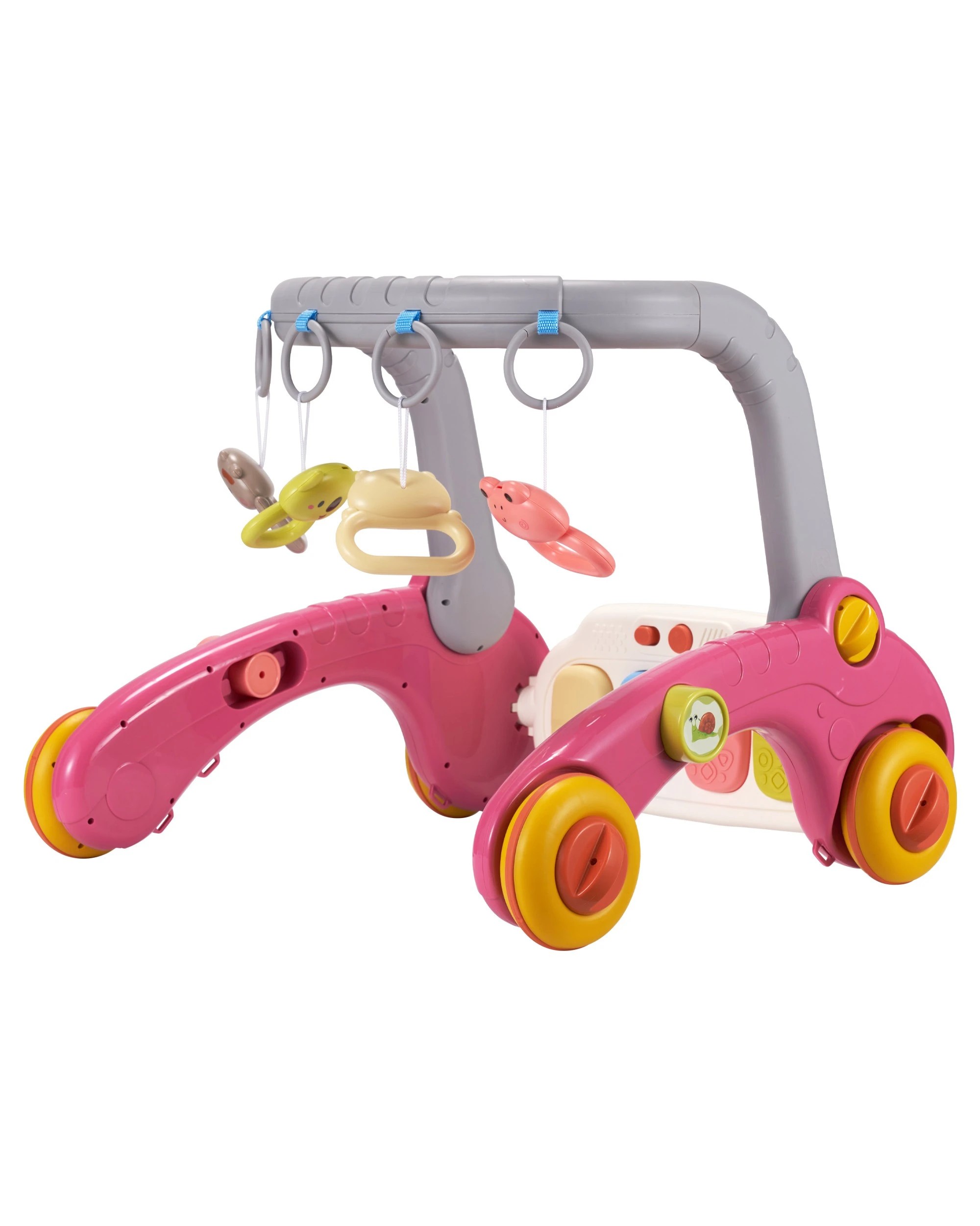 3 PlayPals Deluxe 7-in-1 Baby Play Mat Gym w/ Kick & Play Piano, Activity Centre for Newborns to Toddlers Pink, 3 of 10