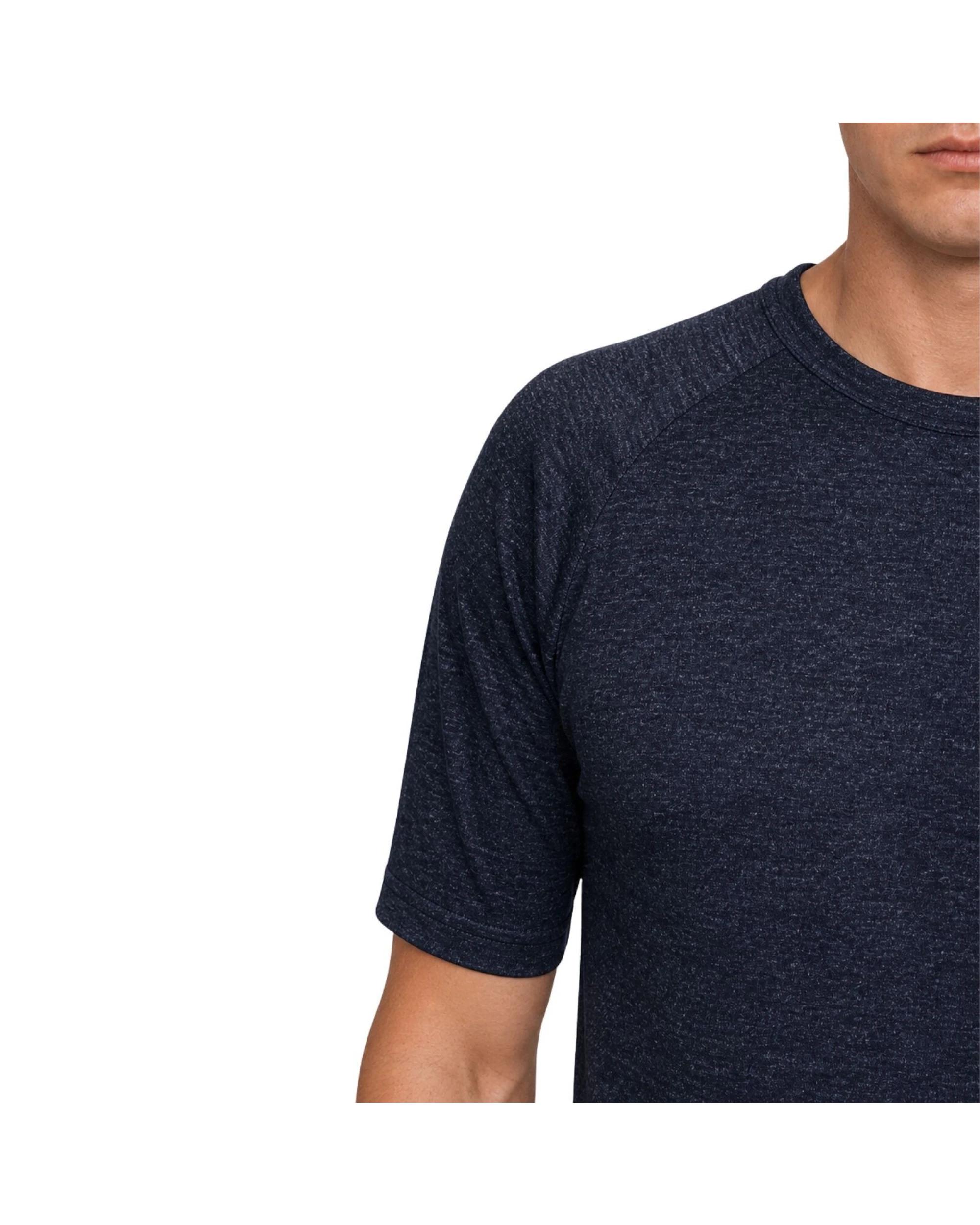 3 BR Home Mens Merino Wool Blend Short Sleeve Thermal Top in Black XXL BLACK, 3 of 4
