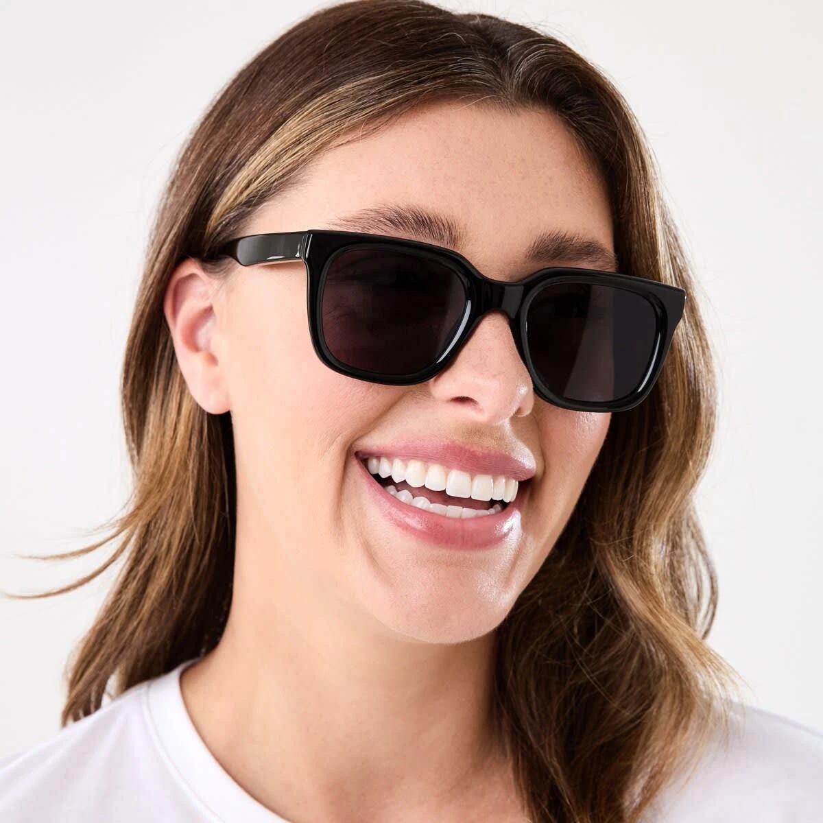 4 Womens D Frame Glasses ACCESSORIES BLACK, 4 of 6