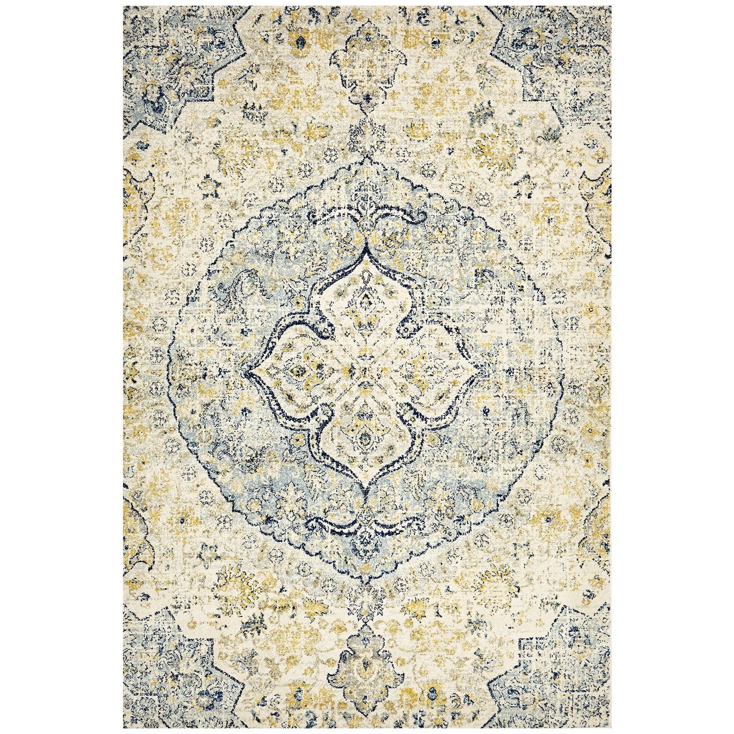 1 Common Ground Rugs Gallery 867 230x160cm - Medium Power Loomed Pet Friendly Floor Rug - Natural, 1 of 7
