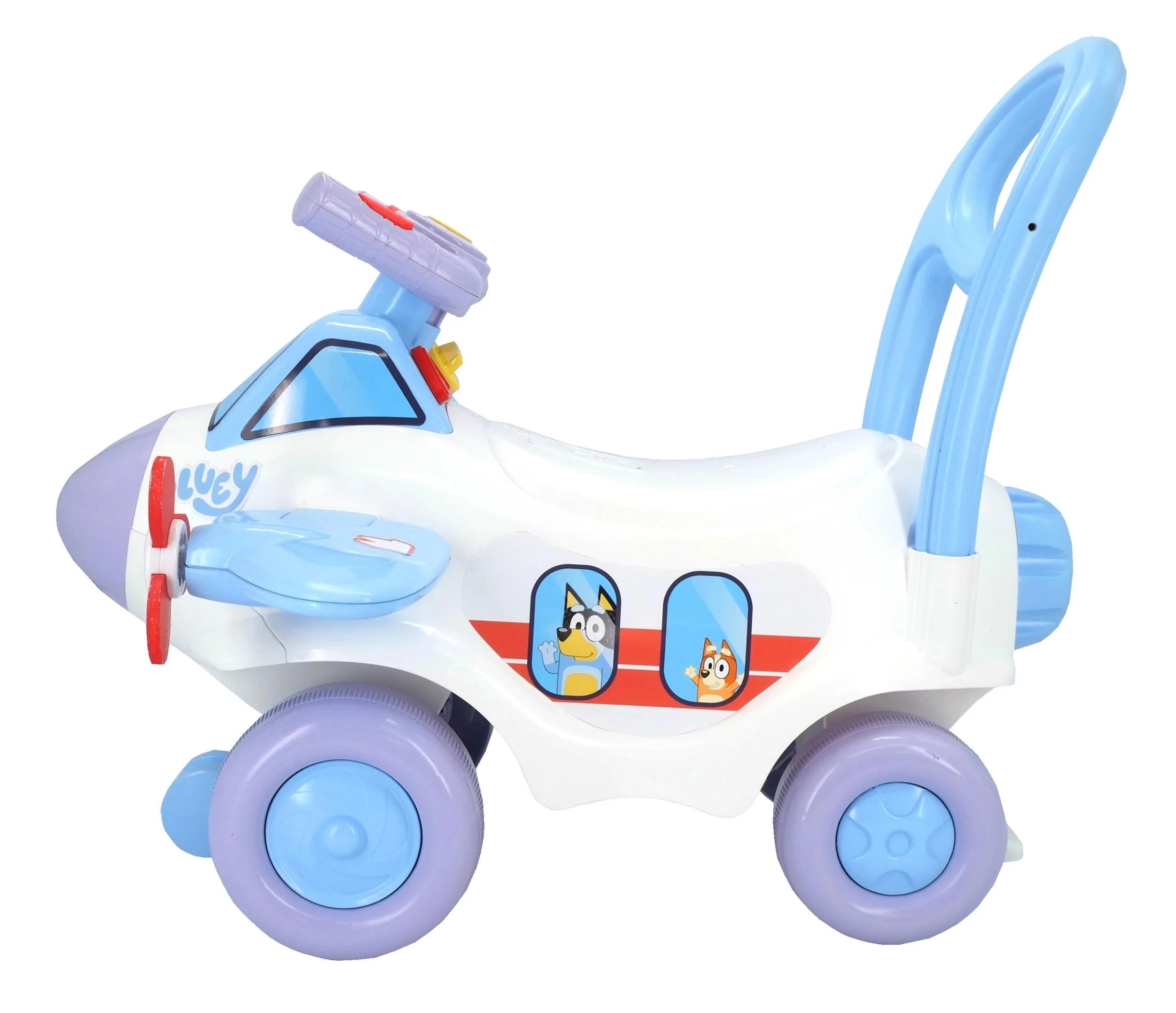1 Bluey Activity Plane Foot To Floor Ride On - Multi