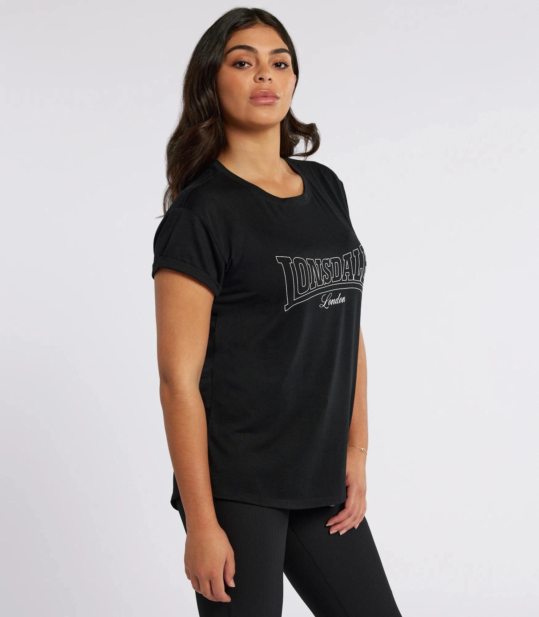 5 Lonsdale Silver Marle Malden T-shirt - Lonsdale London BLACK, 5 of 5