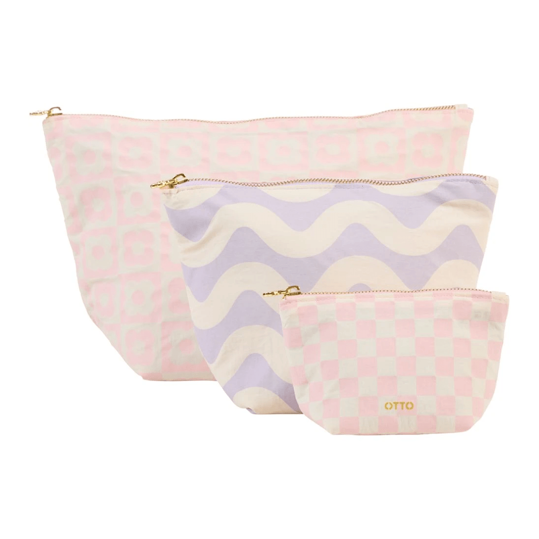 1 Otto Eclectic Pop Accessory Pouch 3 Pack, 1 of 6