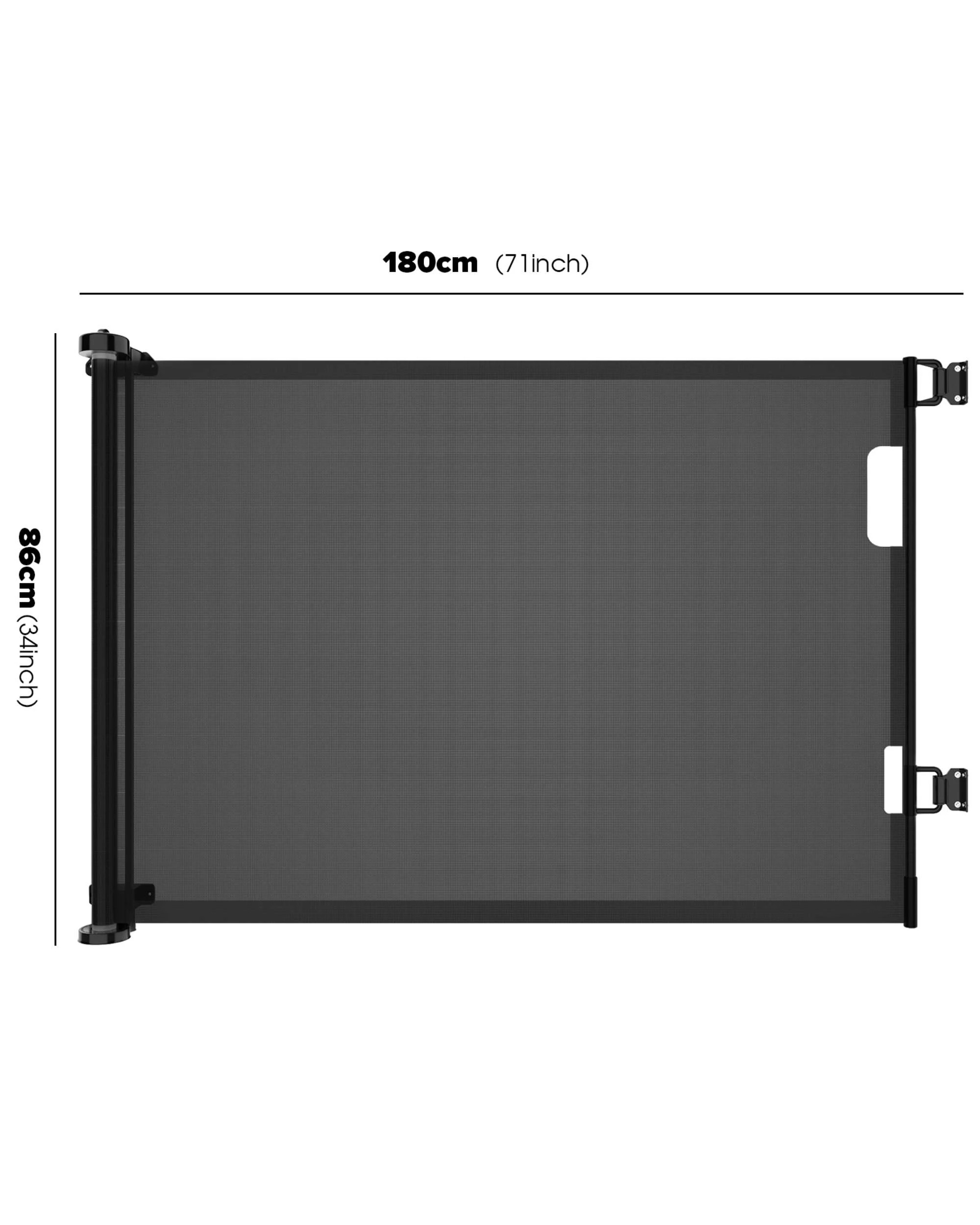 7 Advwin Retractable Pet Gate Pet Safety Fence Pet Door, 7 of 7