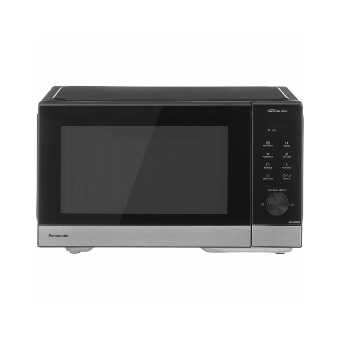 1 Panasonic 29Ltr 1000-Watt Inverter Microwave Black with Stainless Steel Trim-, 1 of 5