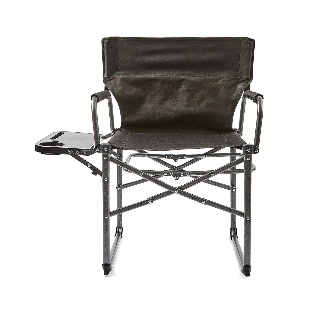 3 Director's Chair with Side Table - Black, 3 of 10