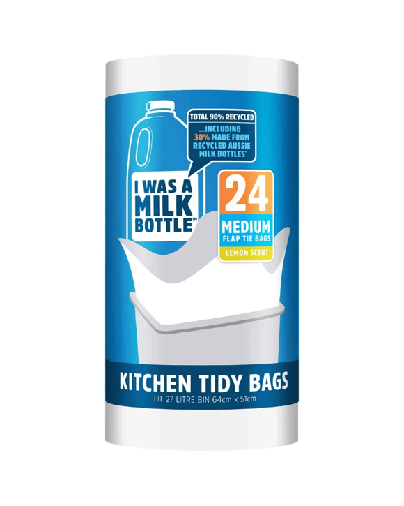 I was a Milk Bottle Kitchen Tidy Bags Medium 24 Pack