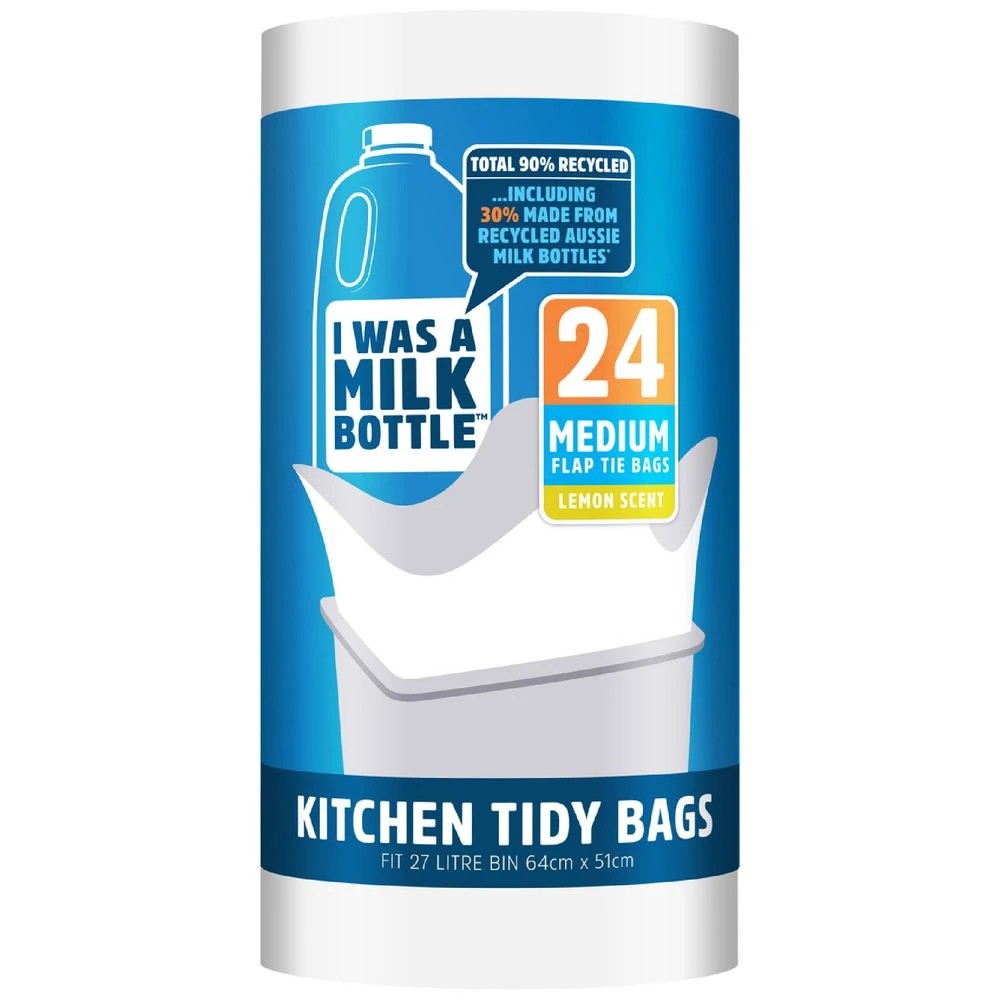 1 I was a Milk Bottle Kitchen Tidy Bags Medium 24 Pack, 1 of 1