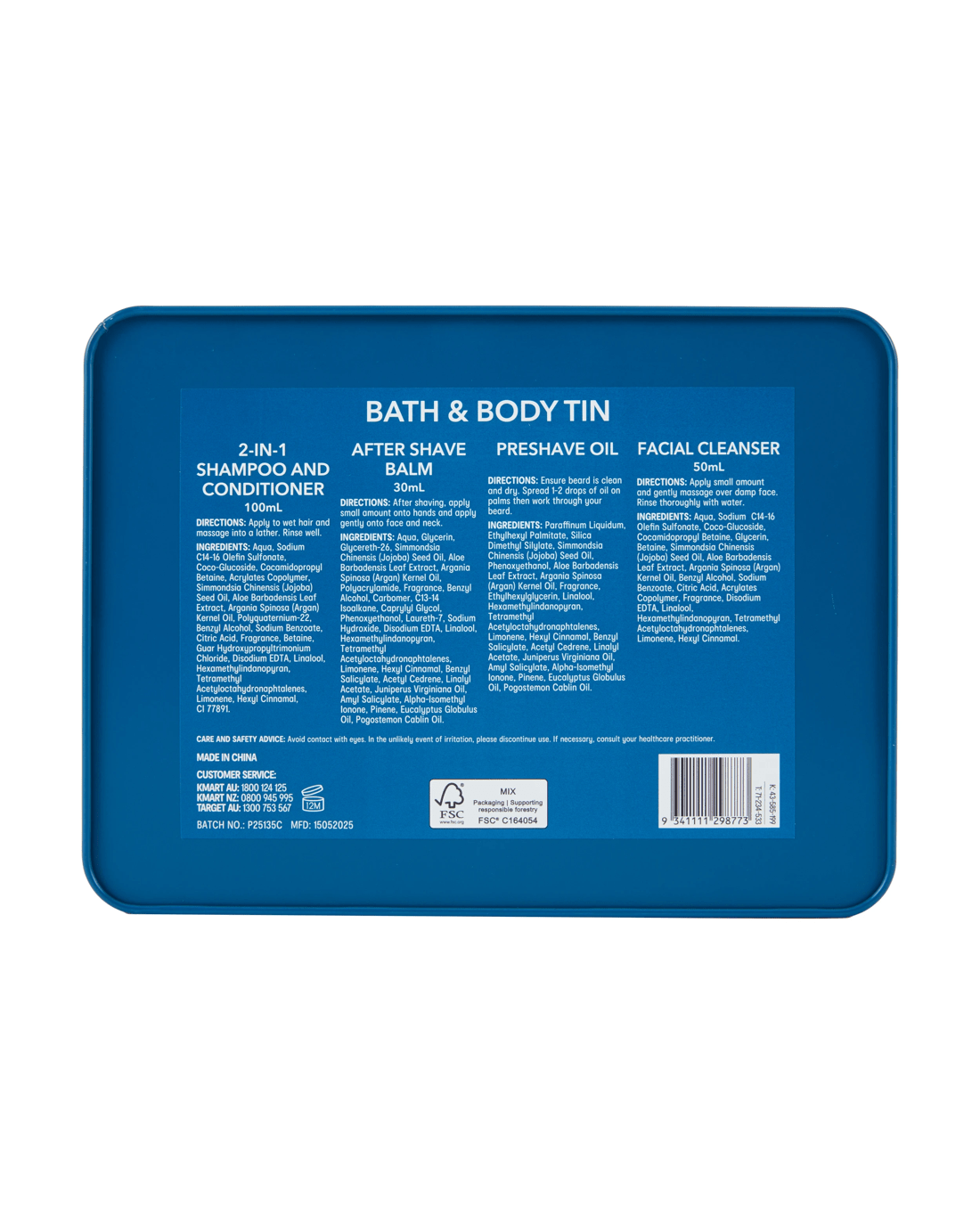 7 Groomsmith Bath and Body Tin, 7 of 7