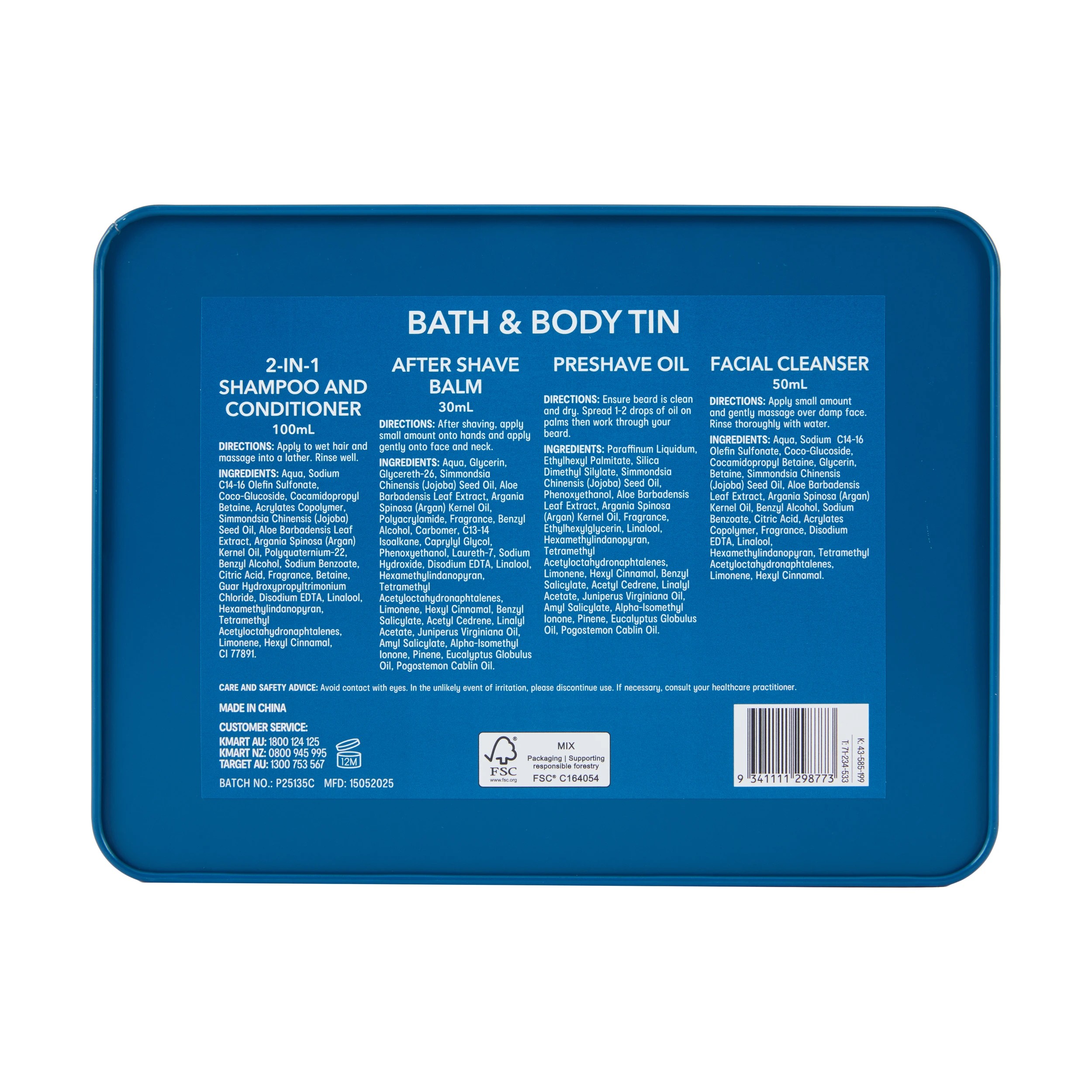 7 Groomsmith Bath and Body Tin, 7 of 7