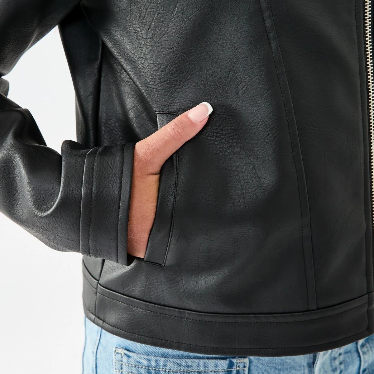 5 Biker Jacket Black, 5 of 10