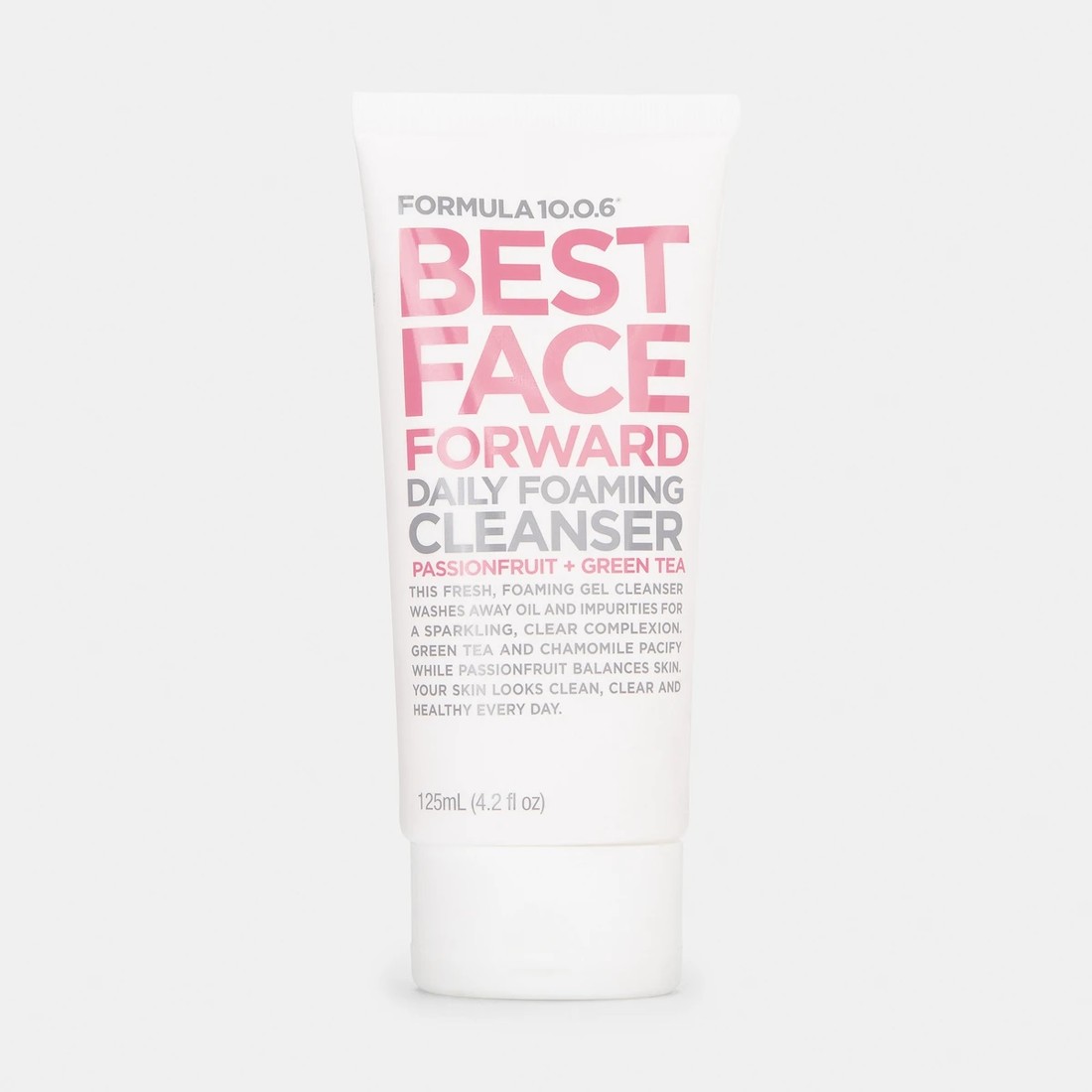 1 Formula 10.0.6 Best Face Forward Daily Foaming Cleanser 125ml - Passion Fruit & Green Tea, 1 of 5