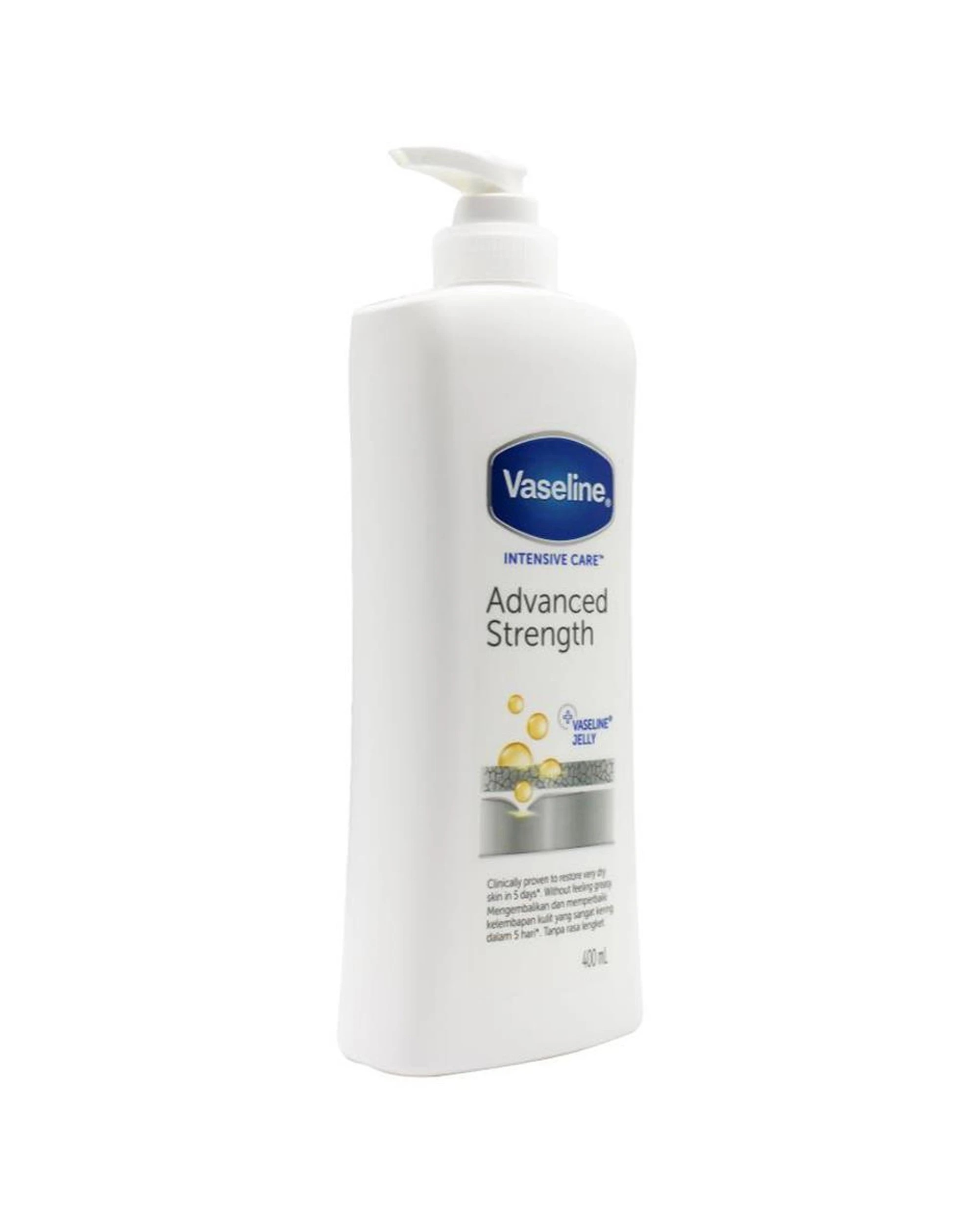 4 Vaseline Intensive Care Body Lotion Advanced Strength For Dry Skin 6PK 400m - White, 4 of 4